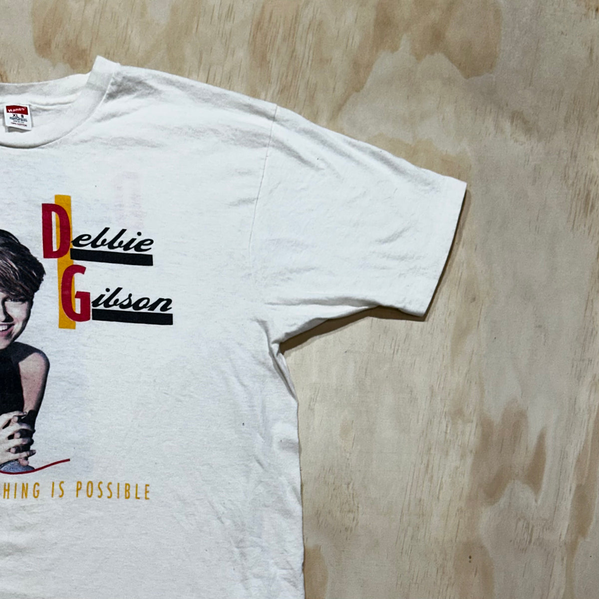 Vintage 90s Debbie Gibsons t-shirt 1991 Anything is Possible tour