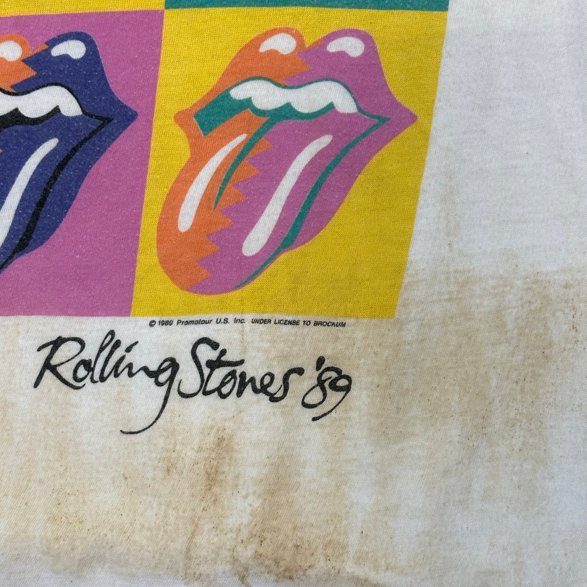 1989 Rolling Stones Steel Wheels tour shirt