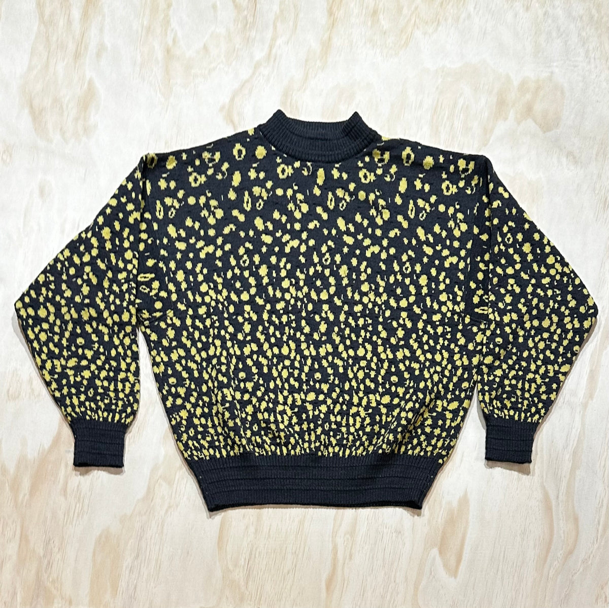 Vintage 80s Versace Leopard Print Sweatshirt Jumper