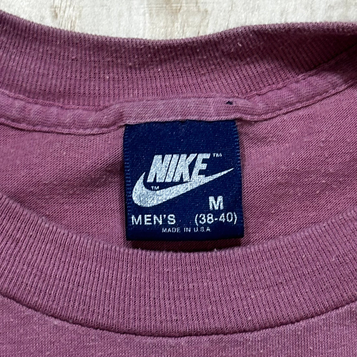 Vintage 80s Nike Cascade Run Off T-Shirt Blue Tag 1980s Sportswear