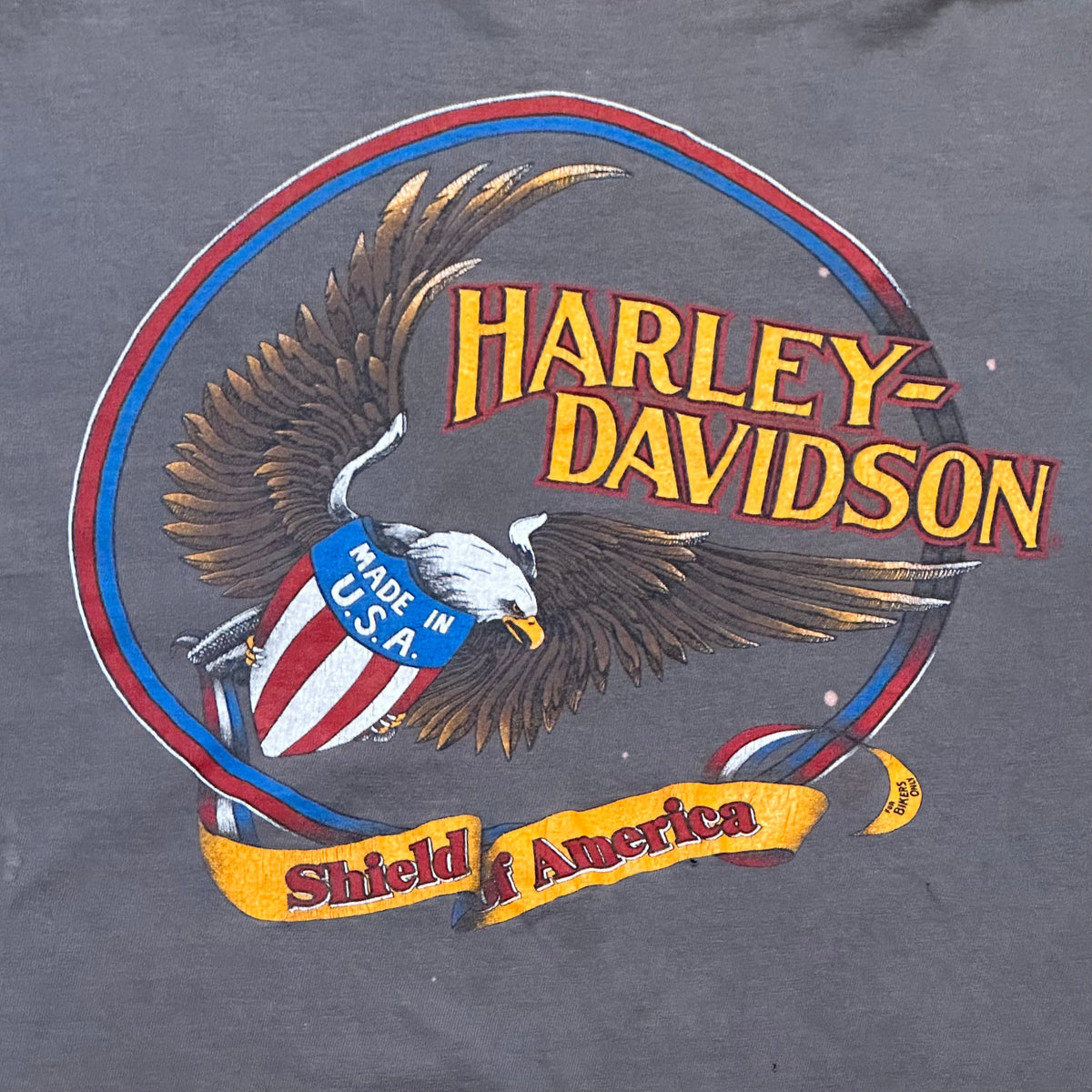 Vintage Harley Davidson Shield Of America shirt