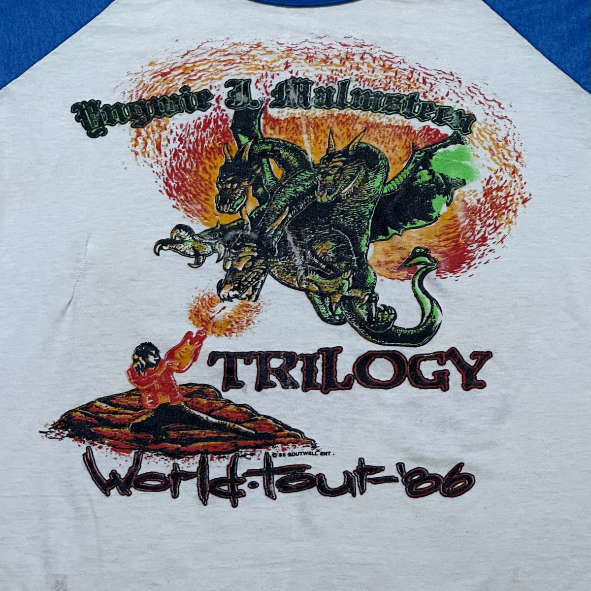 1986 Yngwie Malmsteen Trilogy World Tour shirt