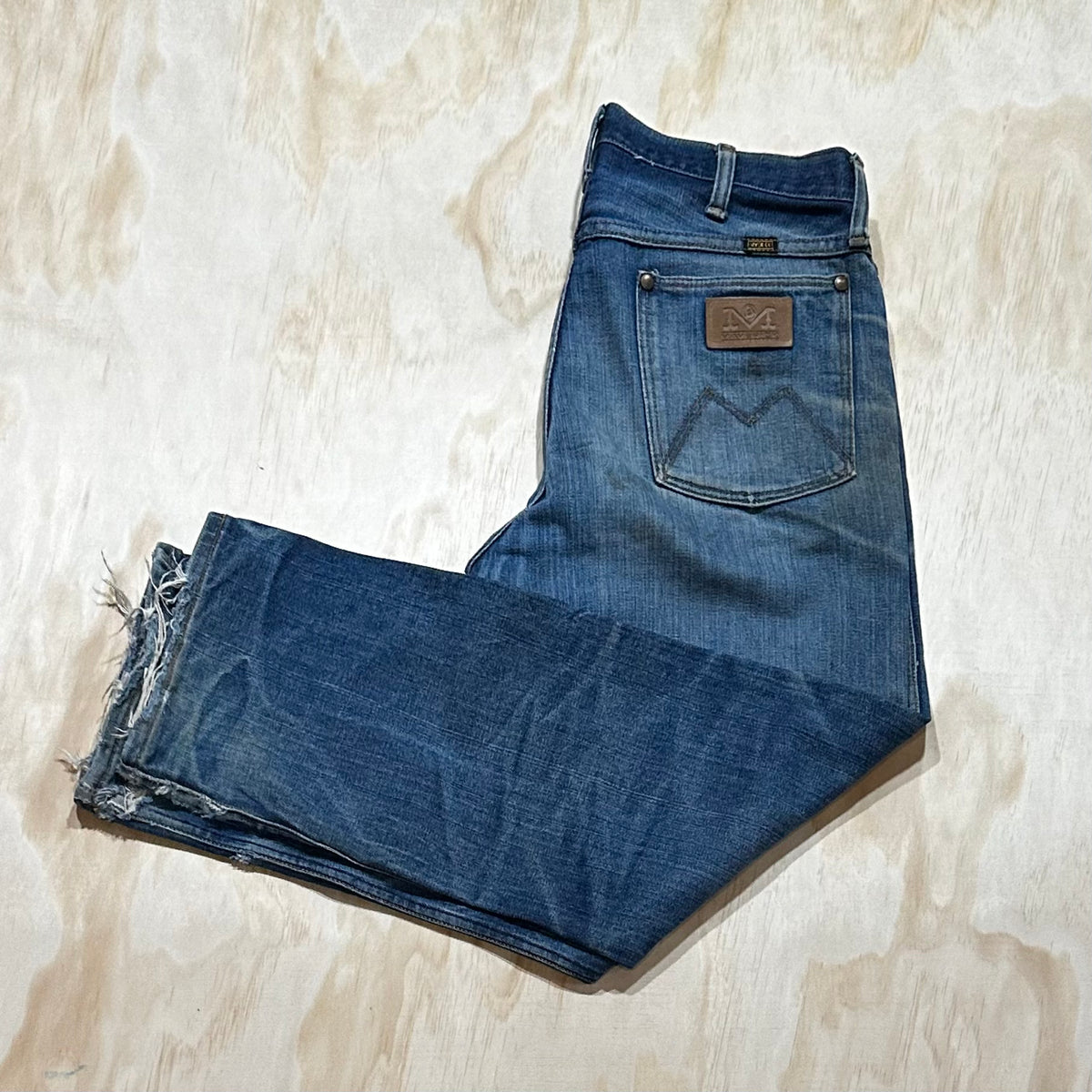 1960's Maverick Jeans Indigo Blue Denim