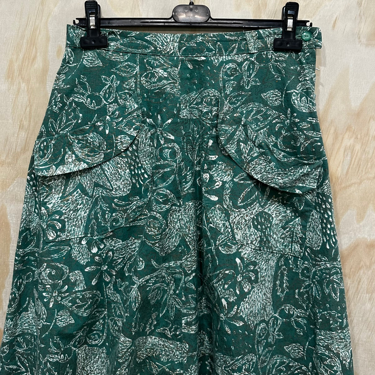 50's Vintage allover floral print skirt