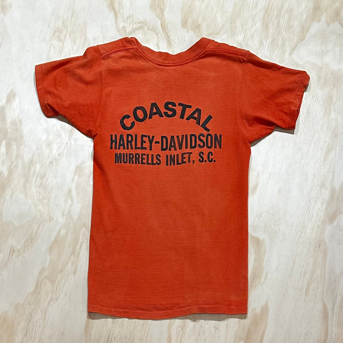 Vintage 80s Harley Davidson Coastal Tee • Murrells Inlet, S.C • Motorcycles  T-Shirt