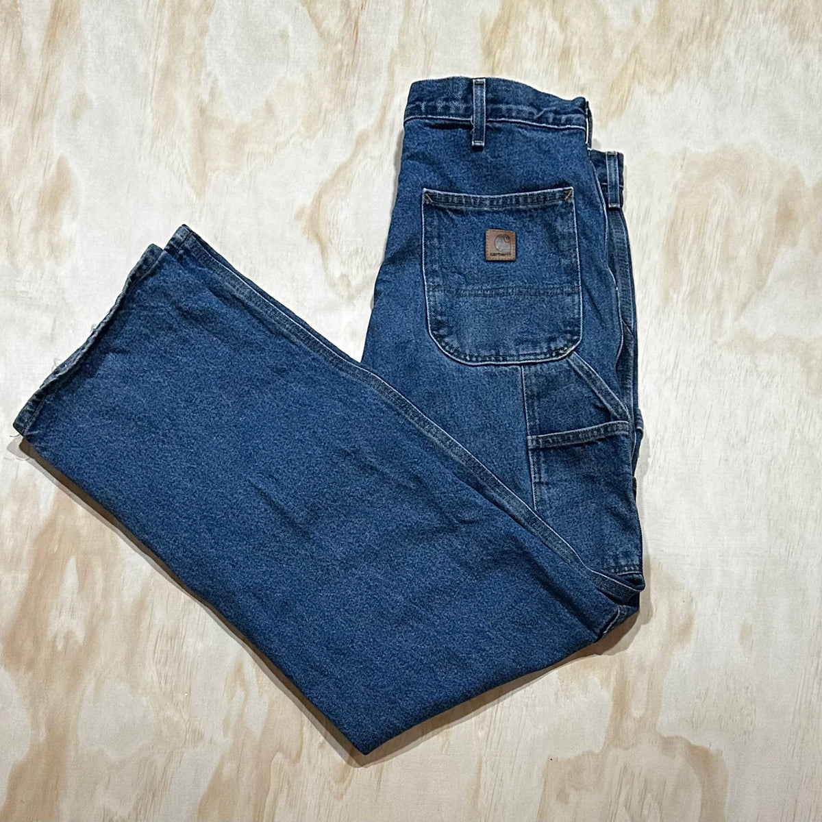 Carhartt Men’s Carpenter Blue Jeans B13 Original Fit