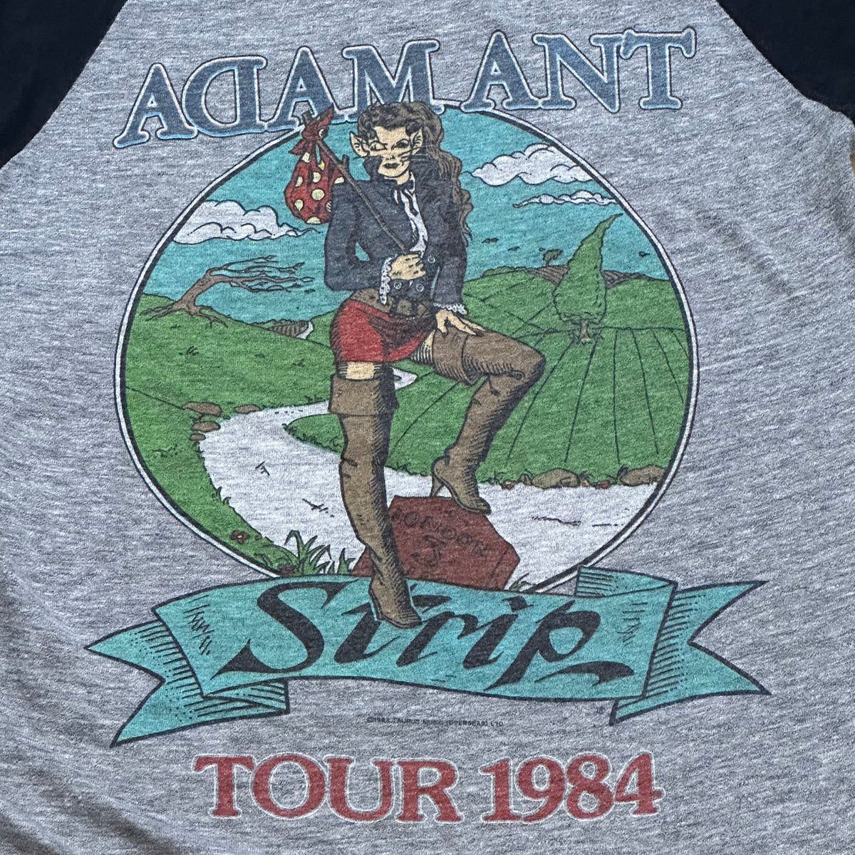 1984 Vintage STRIP Adam Ant Tour Shirt