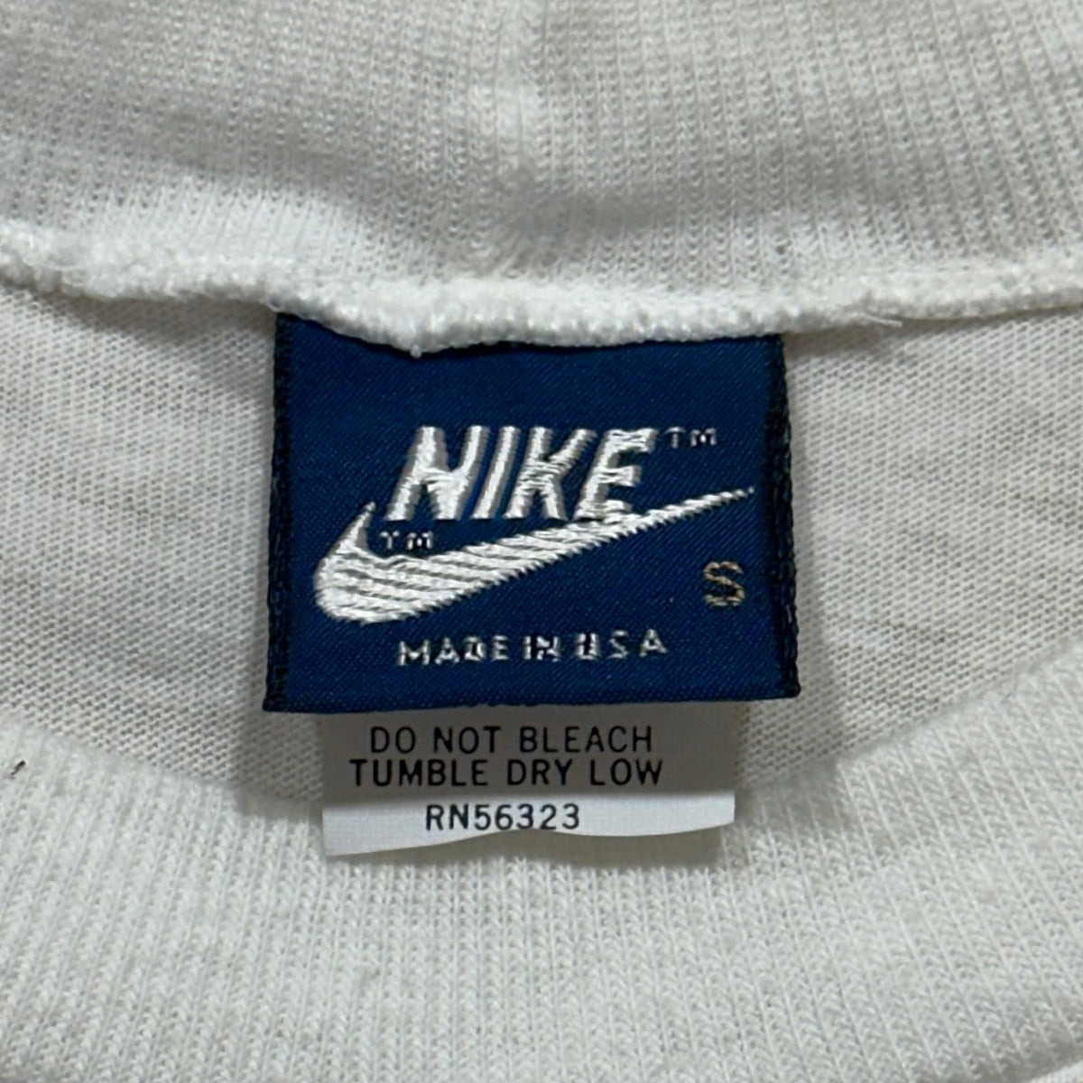 Vintage 80s Nike Hollywood T-Shirt Blue Tag 1980s Sportswear