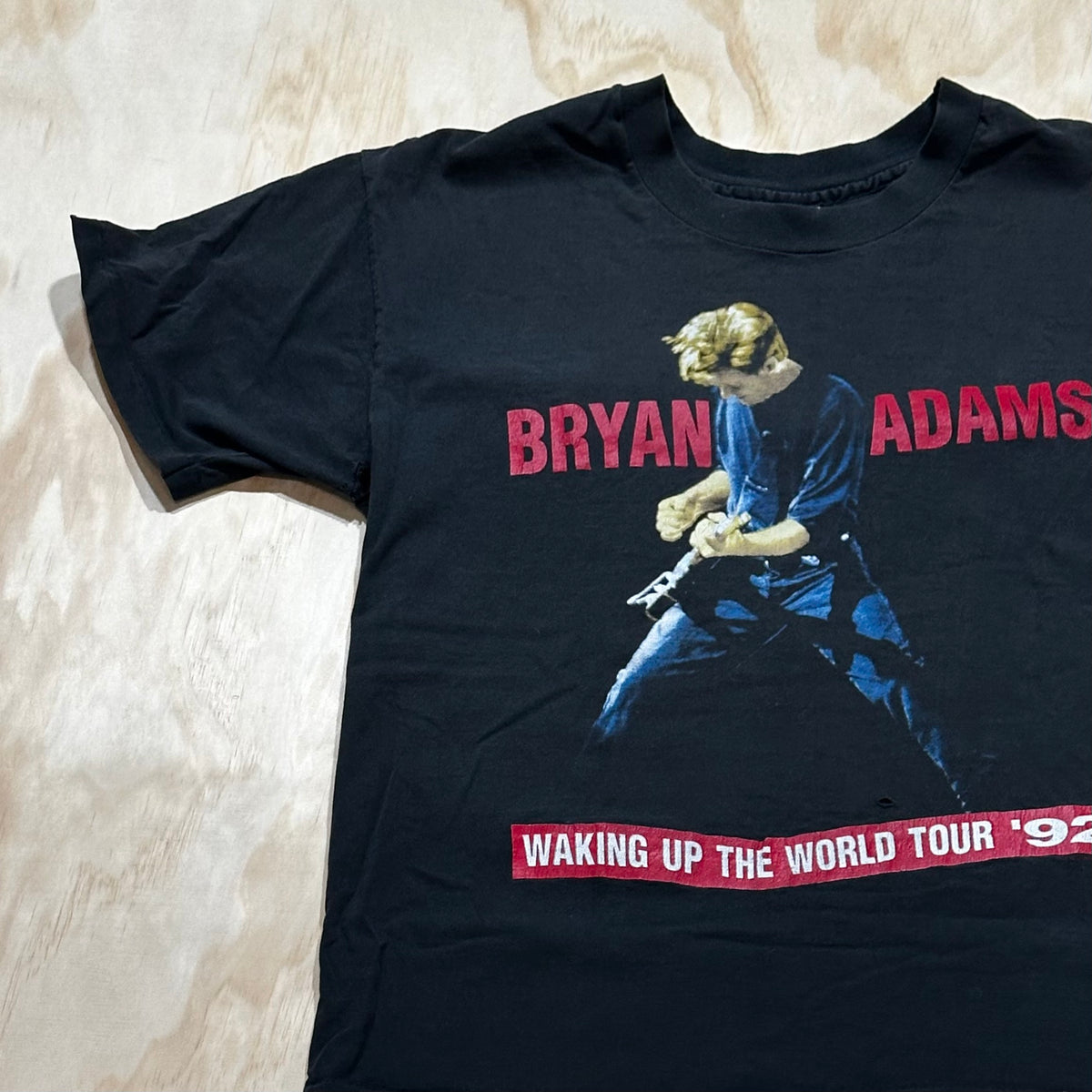 Vintage 90s Ryan Adams Tour Shirt Waking Up The World Tour ‘92 size XL