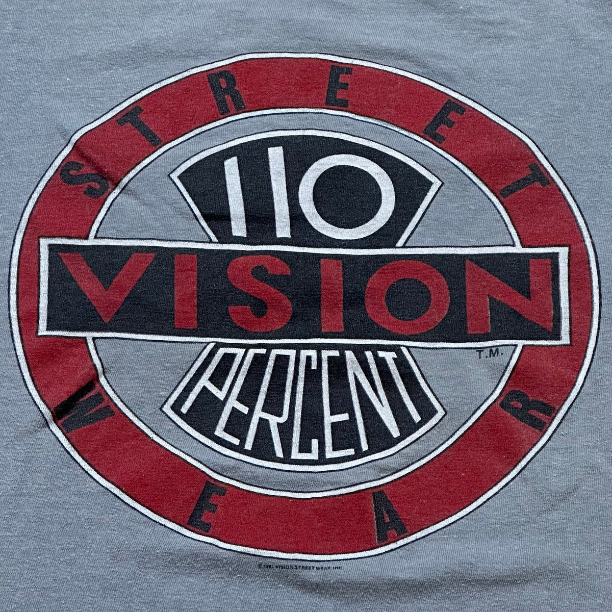 Vintage 80s Vision Street Wear Skateboard Shirt kids large