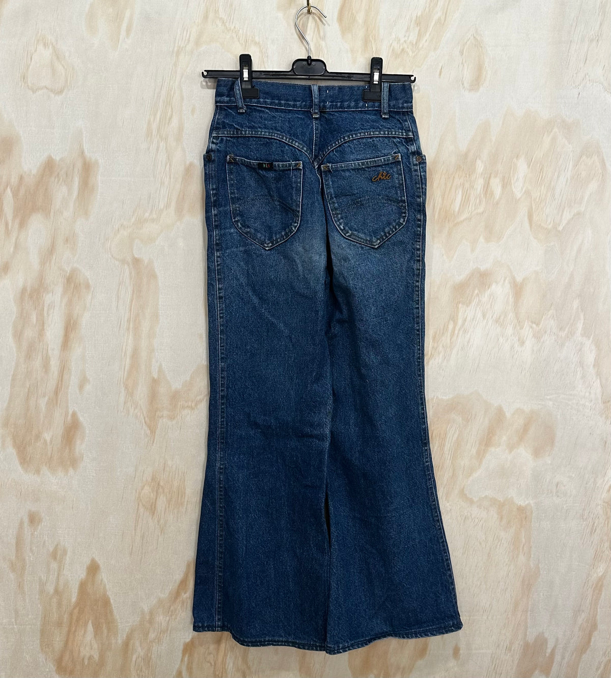 80s Vintage CHIC H.I.S. High Rise Women's Blue Denim Wide Legged Jeans Pants