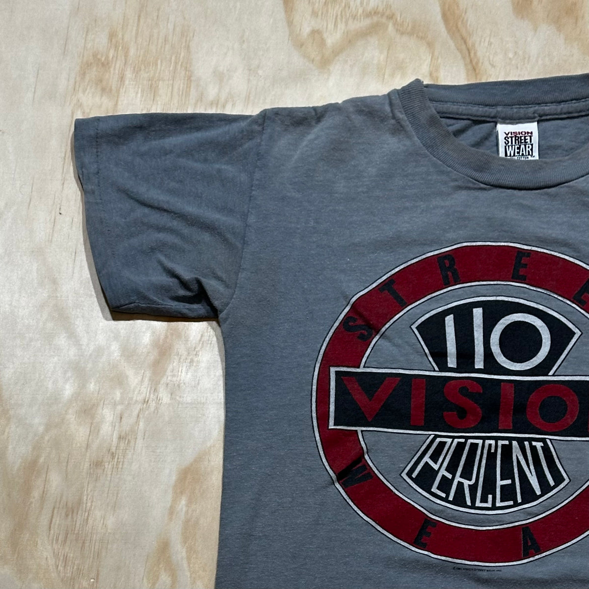 Vintage 80s Vision Street Wear Skateboard Shirt kids large