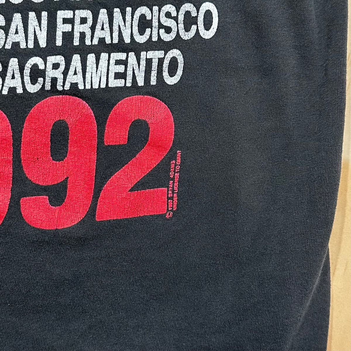 Vintage 90s Ryan Adams Tour Shirt Waking Up The World Tour ‘92 size XL