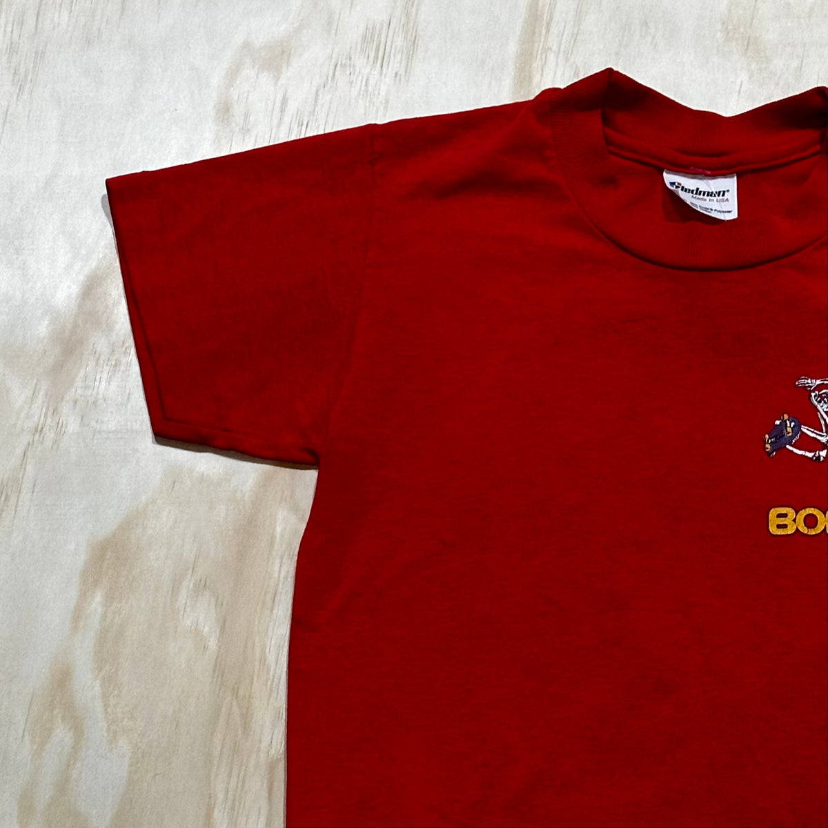 Vintage 90s Powell Peralta Skateboards skeleton red BONES KIDS t-shirt Youth