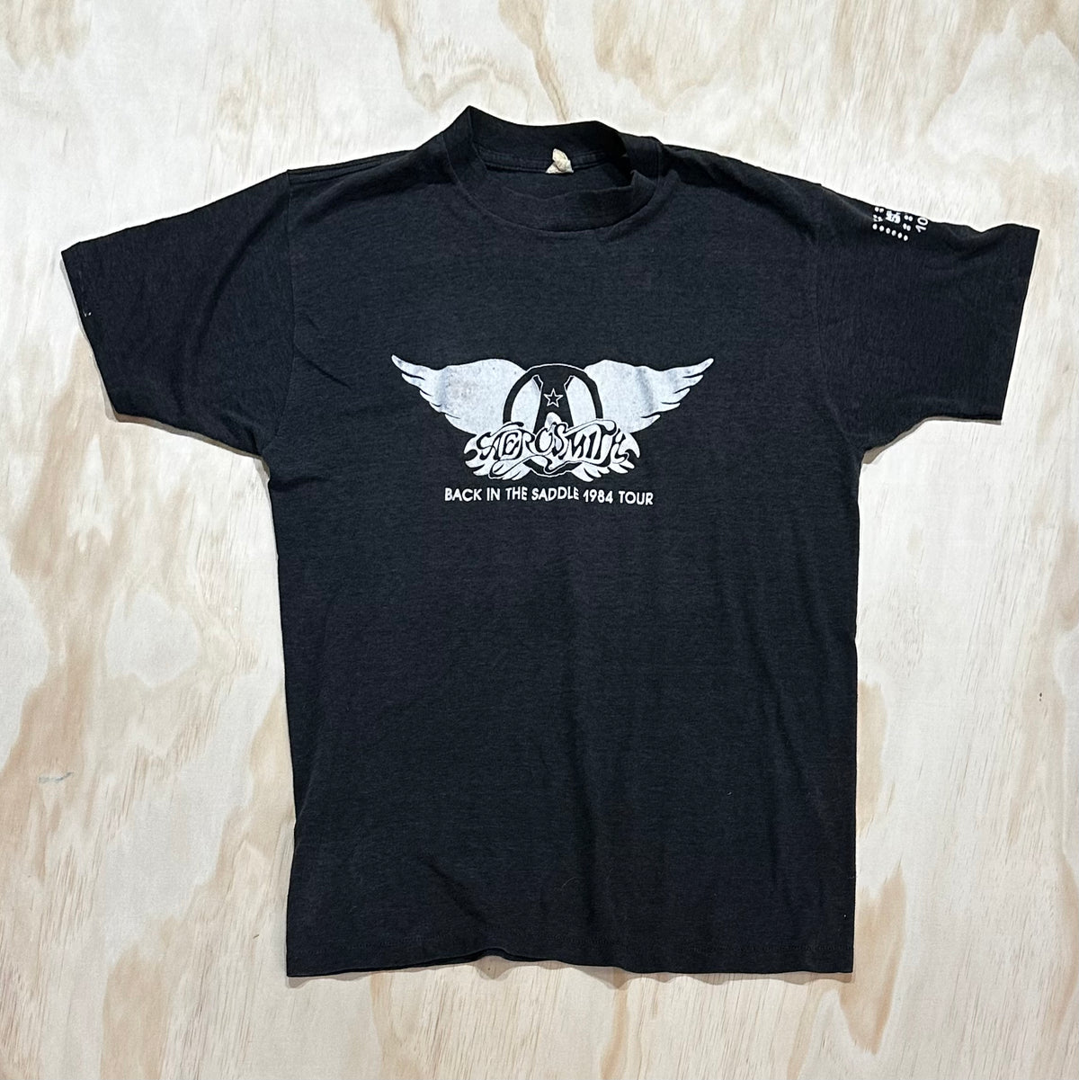 1986 Aerosmith Back In The Saddle 1984 Tour shirt