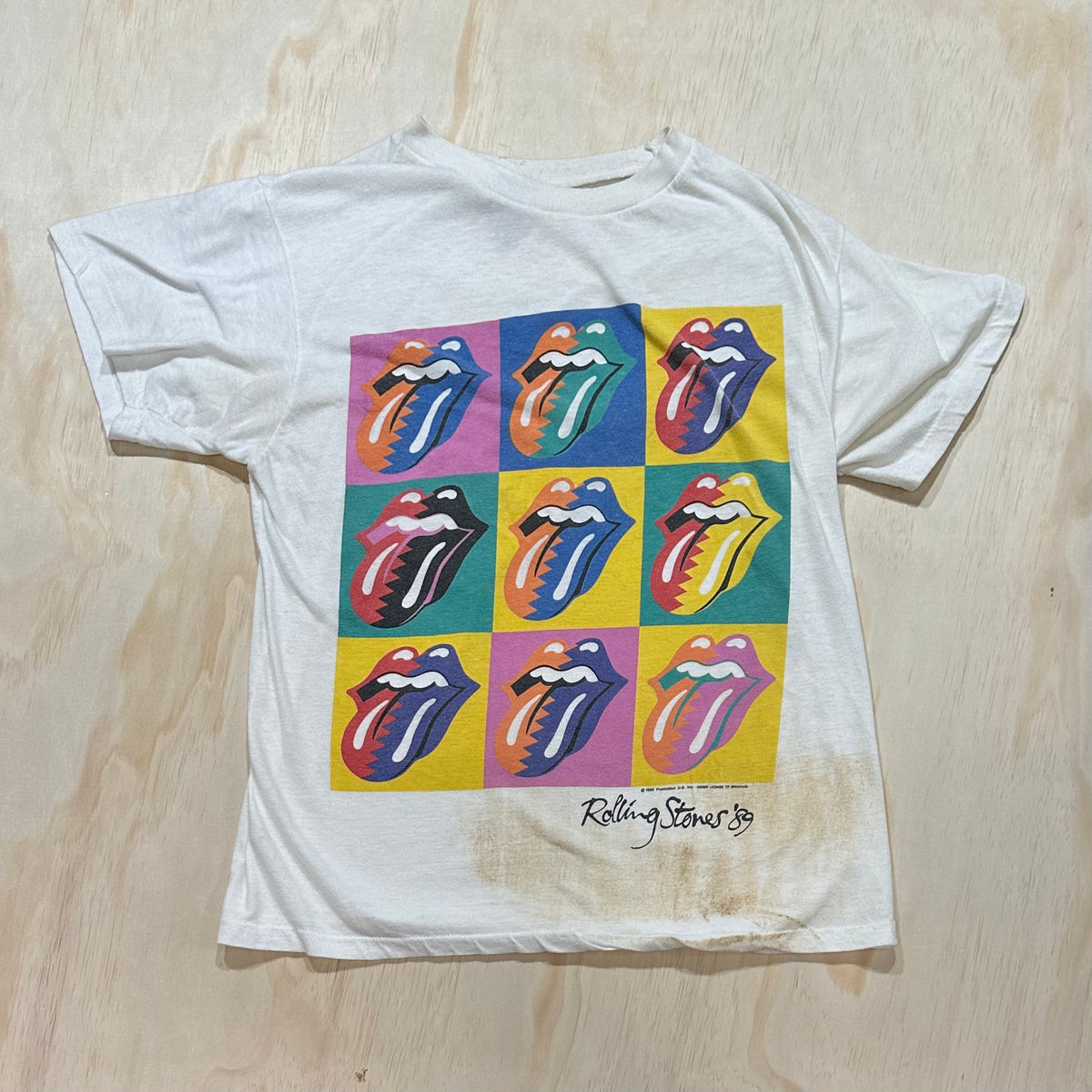 1989 Rolling Stones Steel Wheels tour shirt