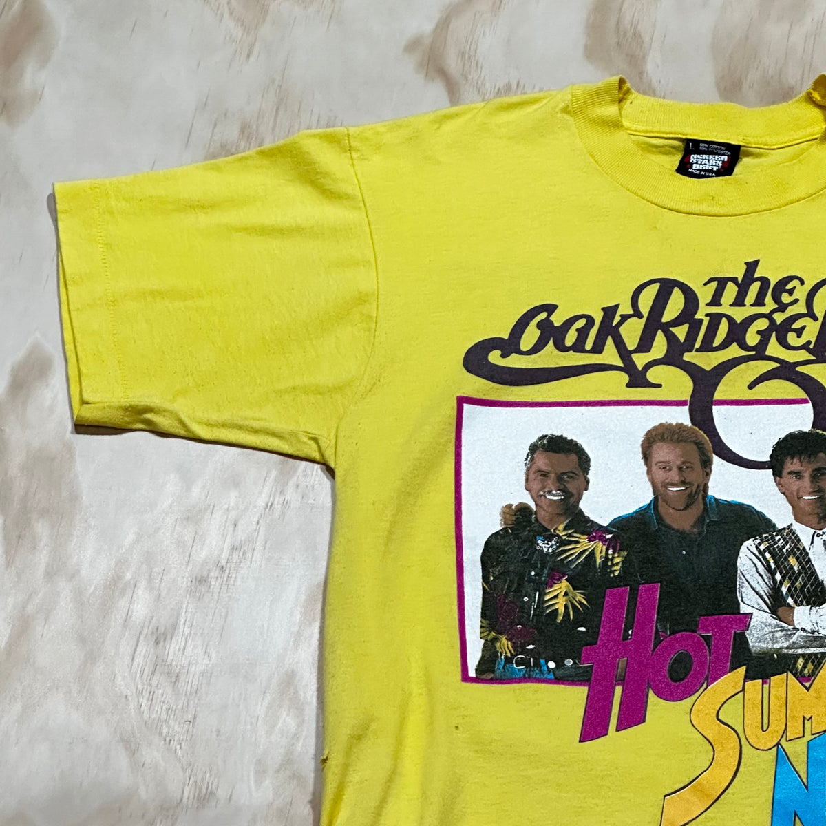 Vintage 80s The Oak Ridge Boys T Shirt Hot Summer Nights