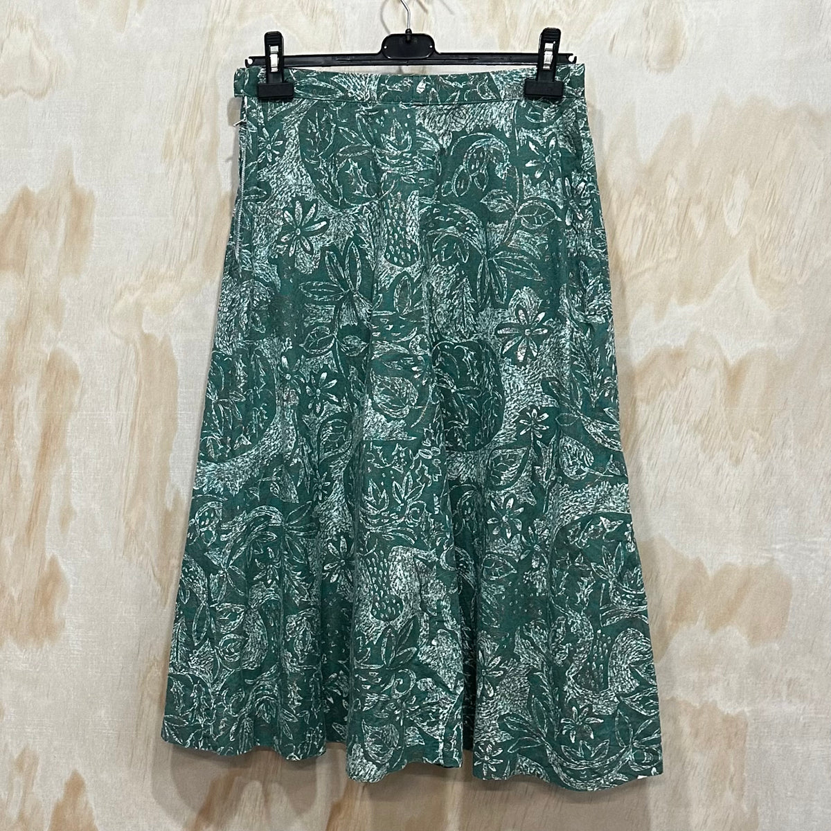 50's Vintage allover floral print skirt