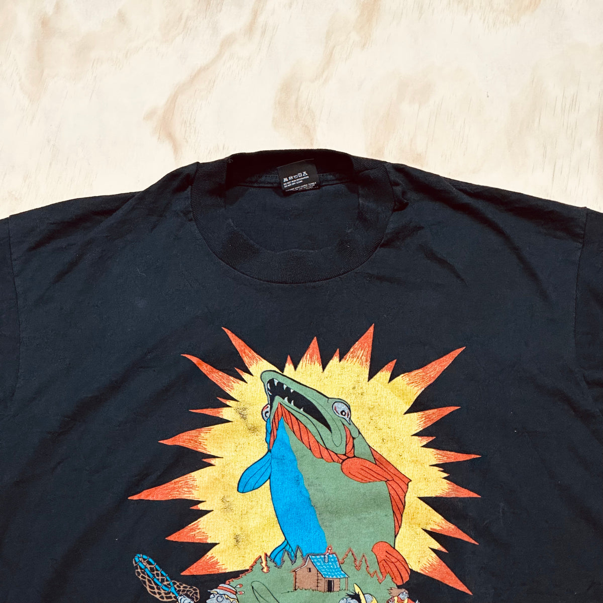 90's Vintage Revenge of the king salmon shirt Alaska