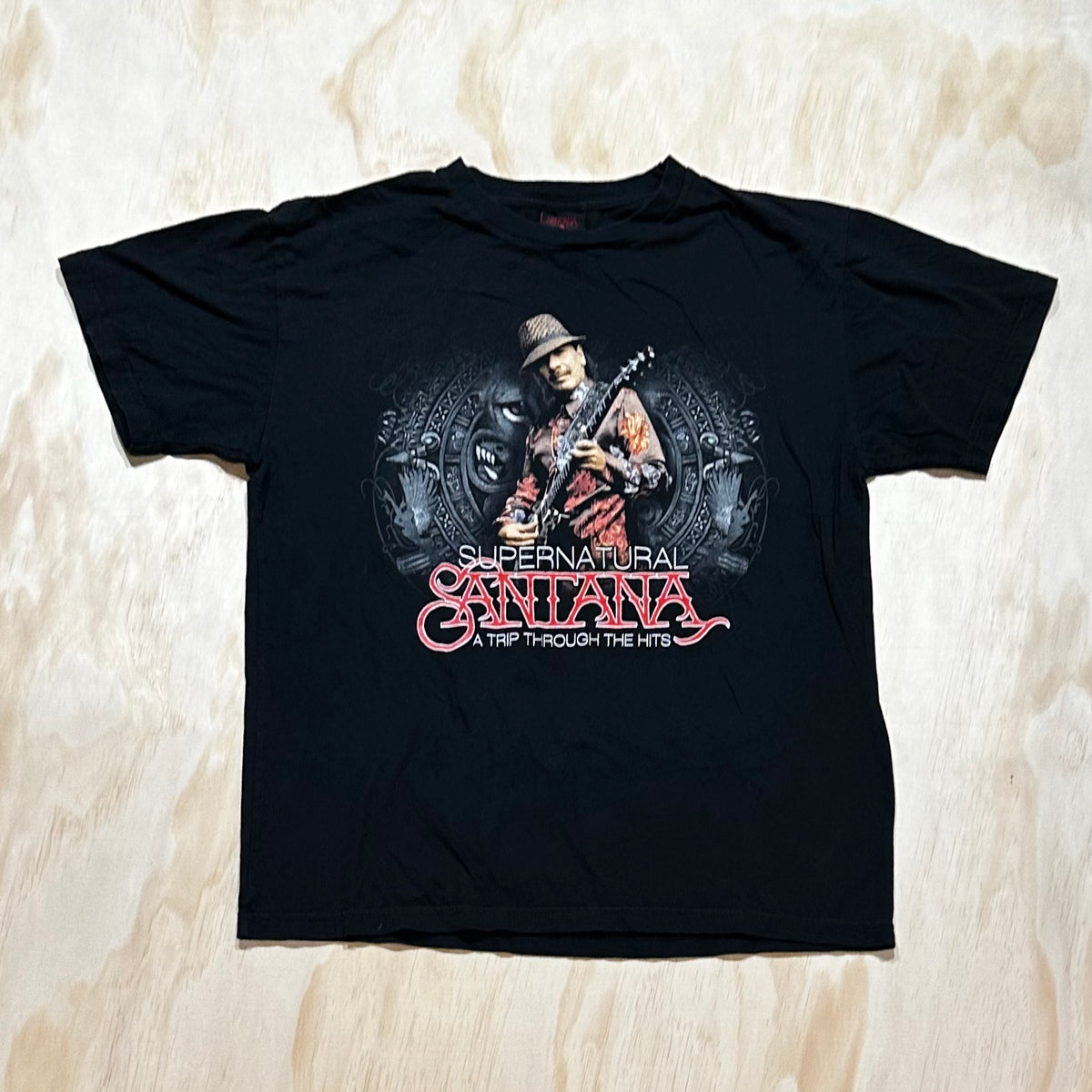 2010 Carlos Santana Supernatural T Shirt Las Vegas Live at the Joint