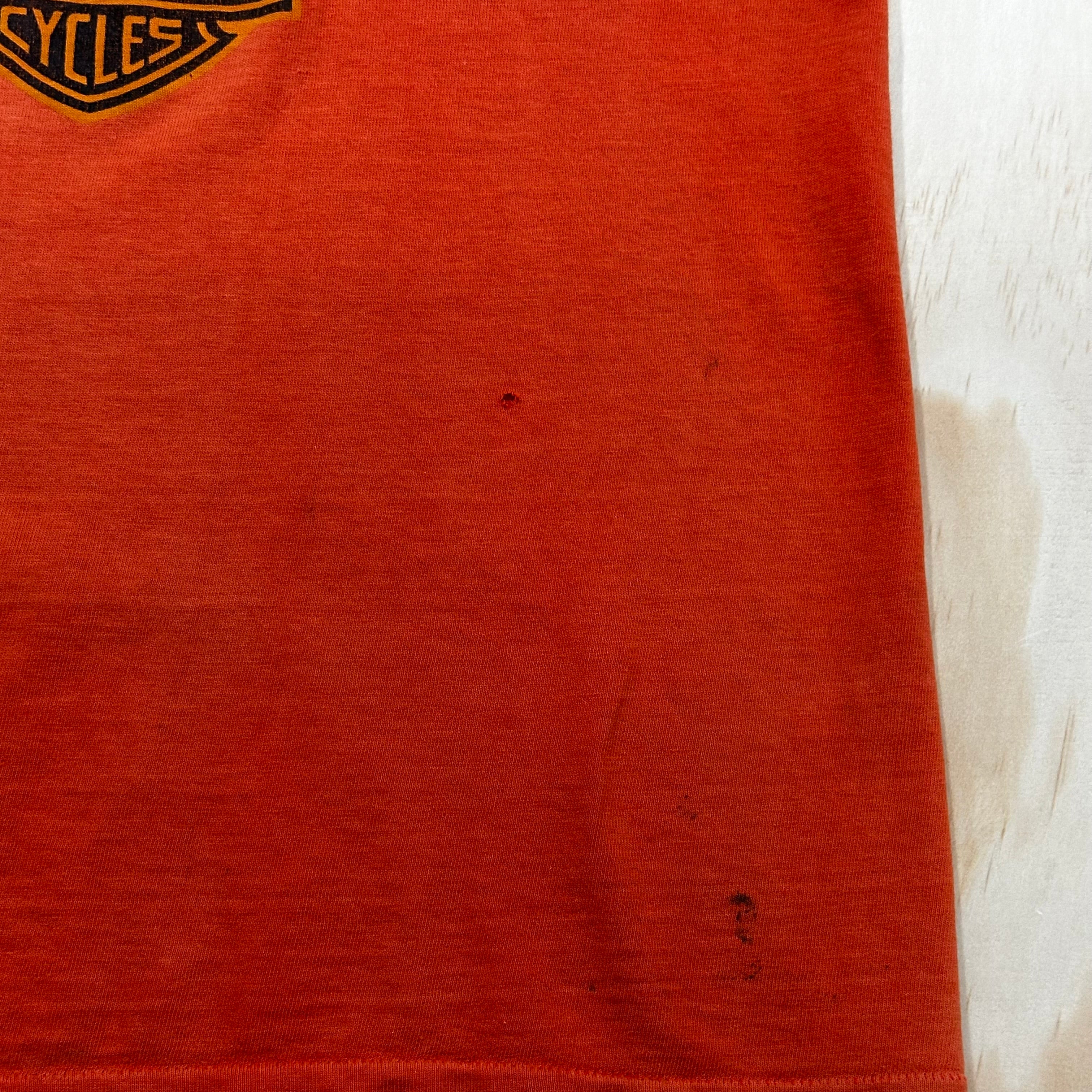 トップス 80s Harley-Davidson vintage tee Vtg 1980s 80s Harley Davidson T Shirt Mens L 87 HD Eagle