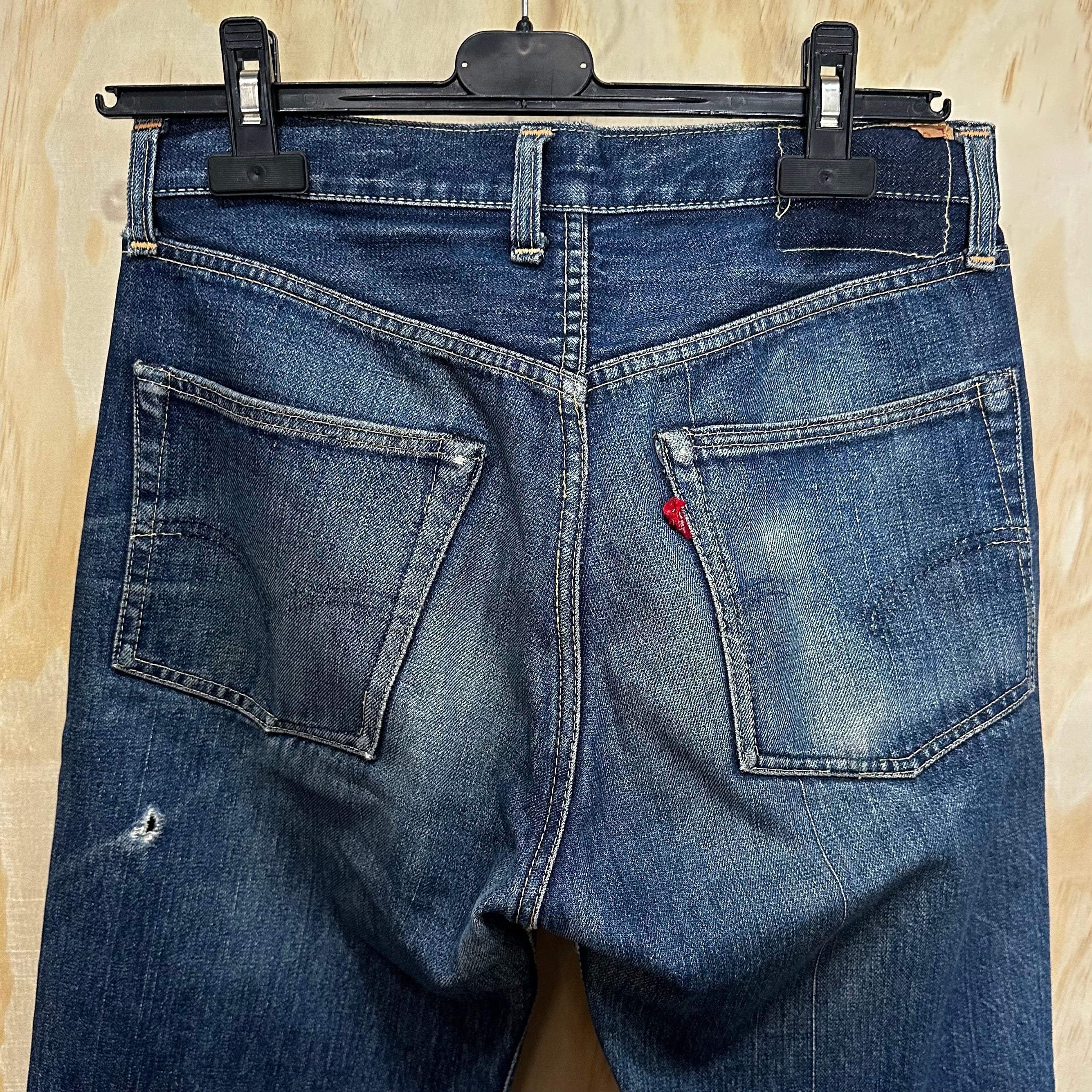 Rare 60s Levi's 501 Hidden Rivets Big E Selvedge Redline Jeans – Mintage  Vintage