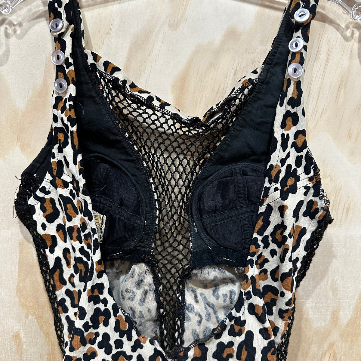 Vintage Late 1950s Leopard Print Scandal Swimsuit