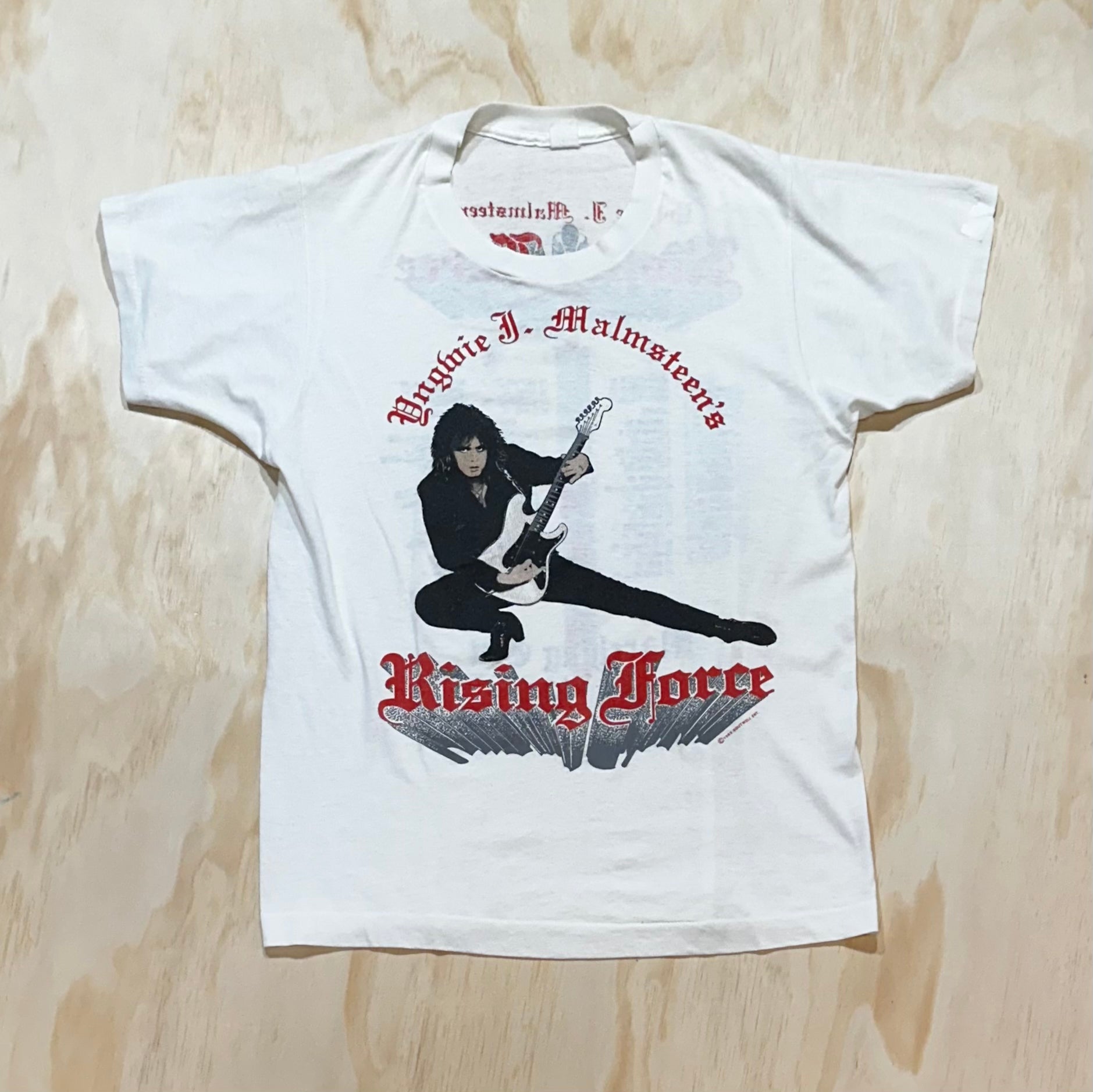 1985 Vintage Yngwie Malmsteen Rising Force tour shirt