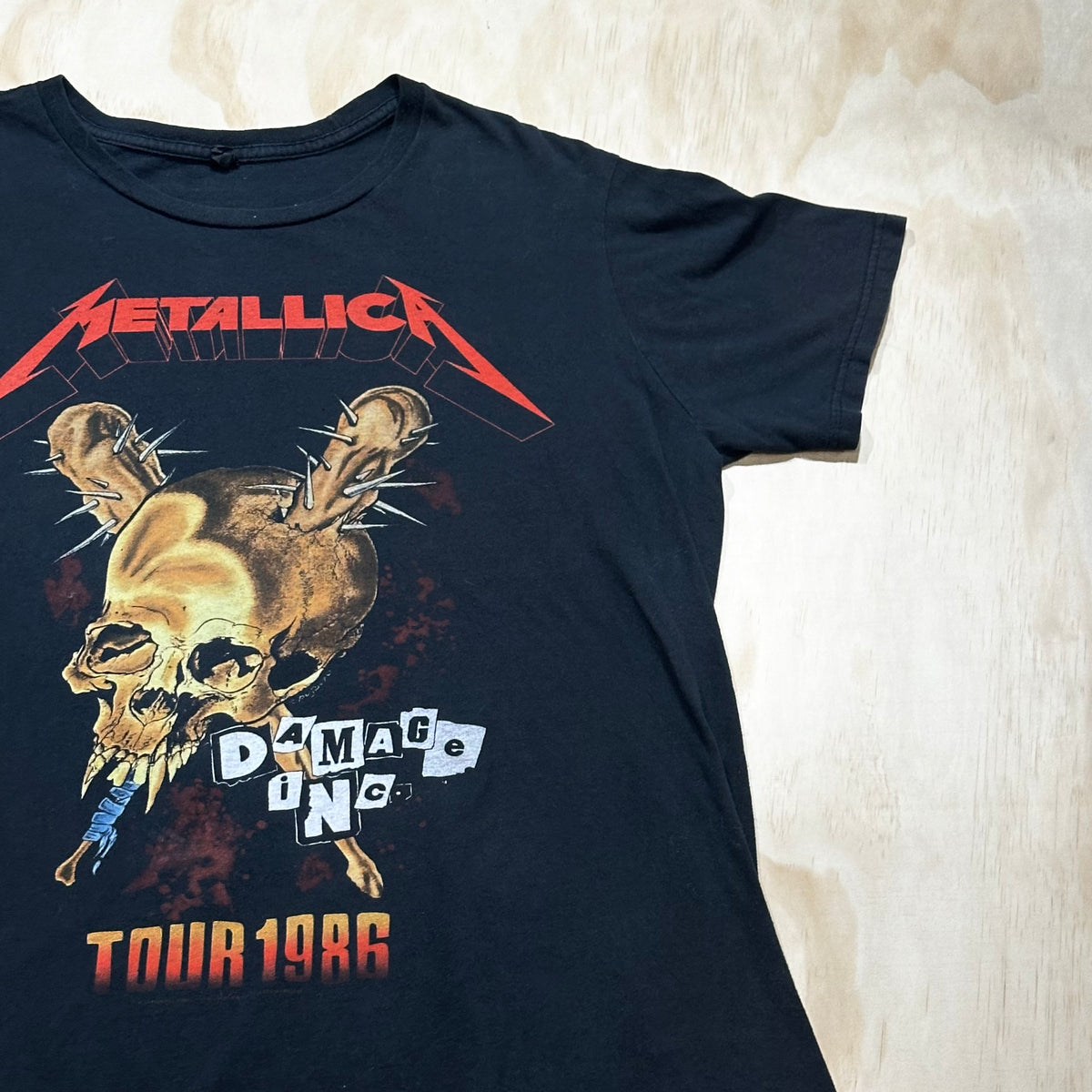 Vintage Metallica Damage Inc Tour 1986 T-Shirt