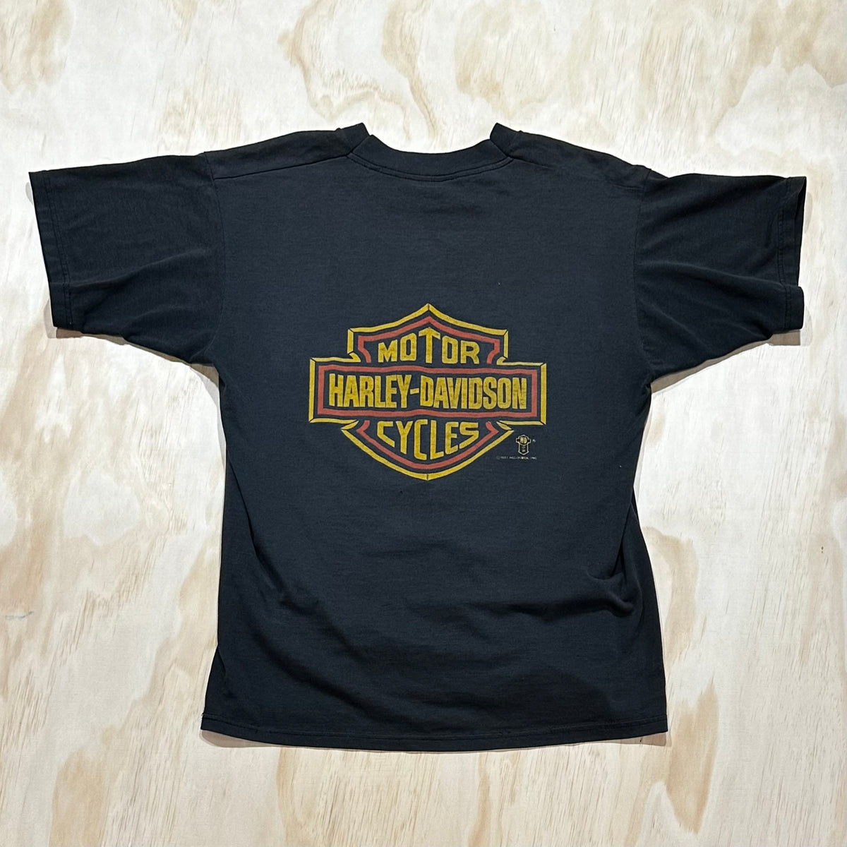 Vintage 1980s Harley Davidson Holoubek Eagle T-Shirt Made in USA