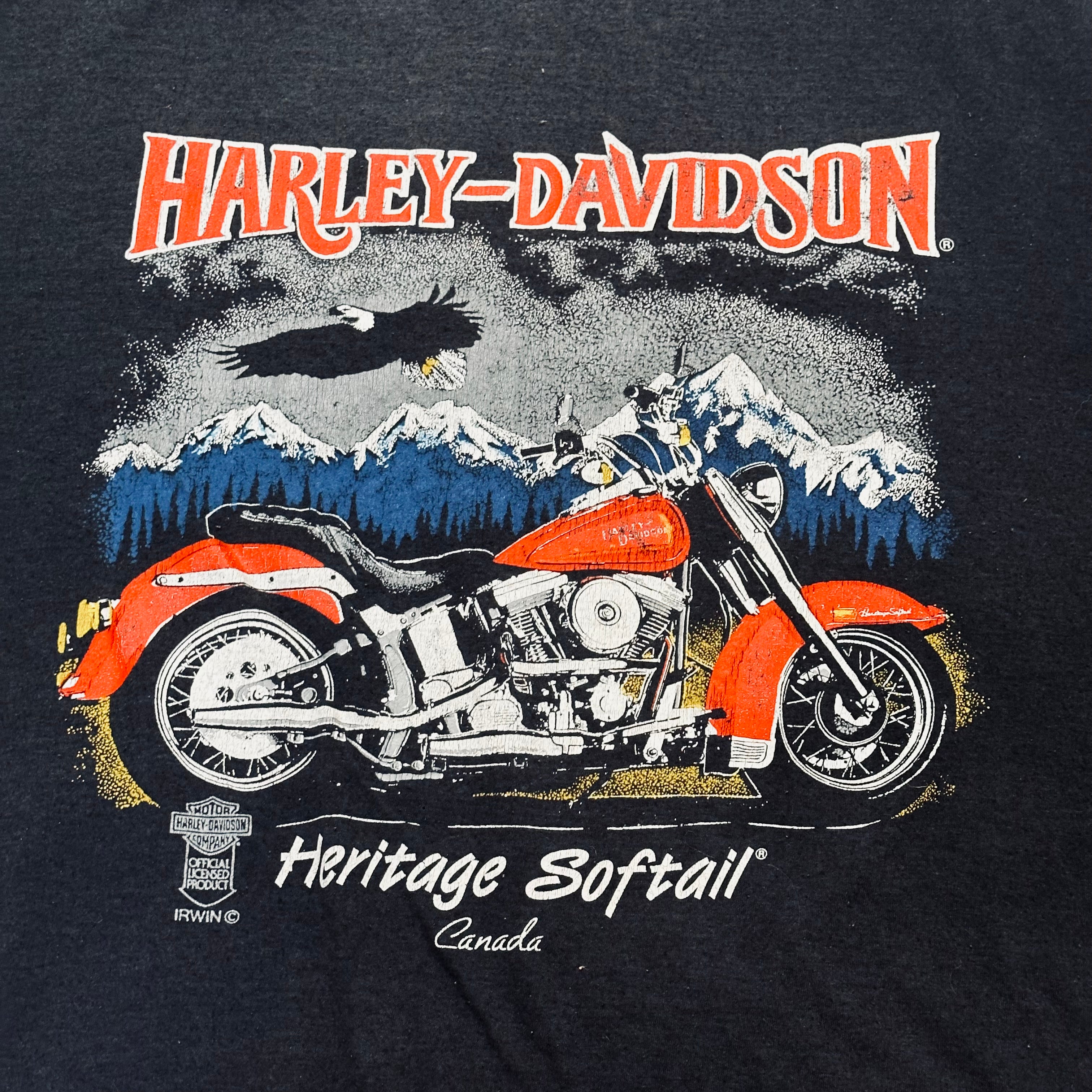 Vintage Harley Davidson shops Motorcycle T