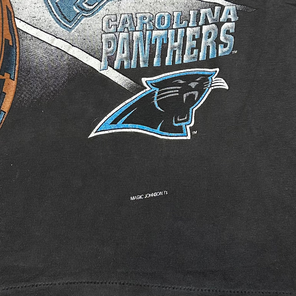 Vintage 90s Carolina Panthers T-shirt  NFL Single Stitch Striped