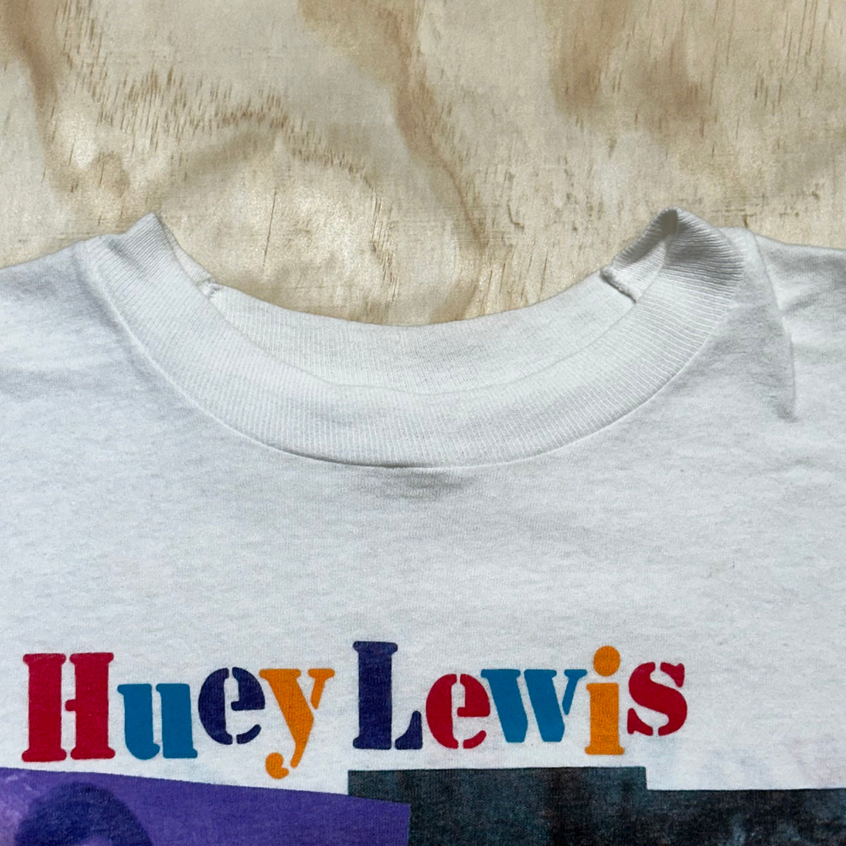 Vintage 90s Huey Lewis shirt Hard At Play 1991 Tour T-Shirt