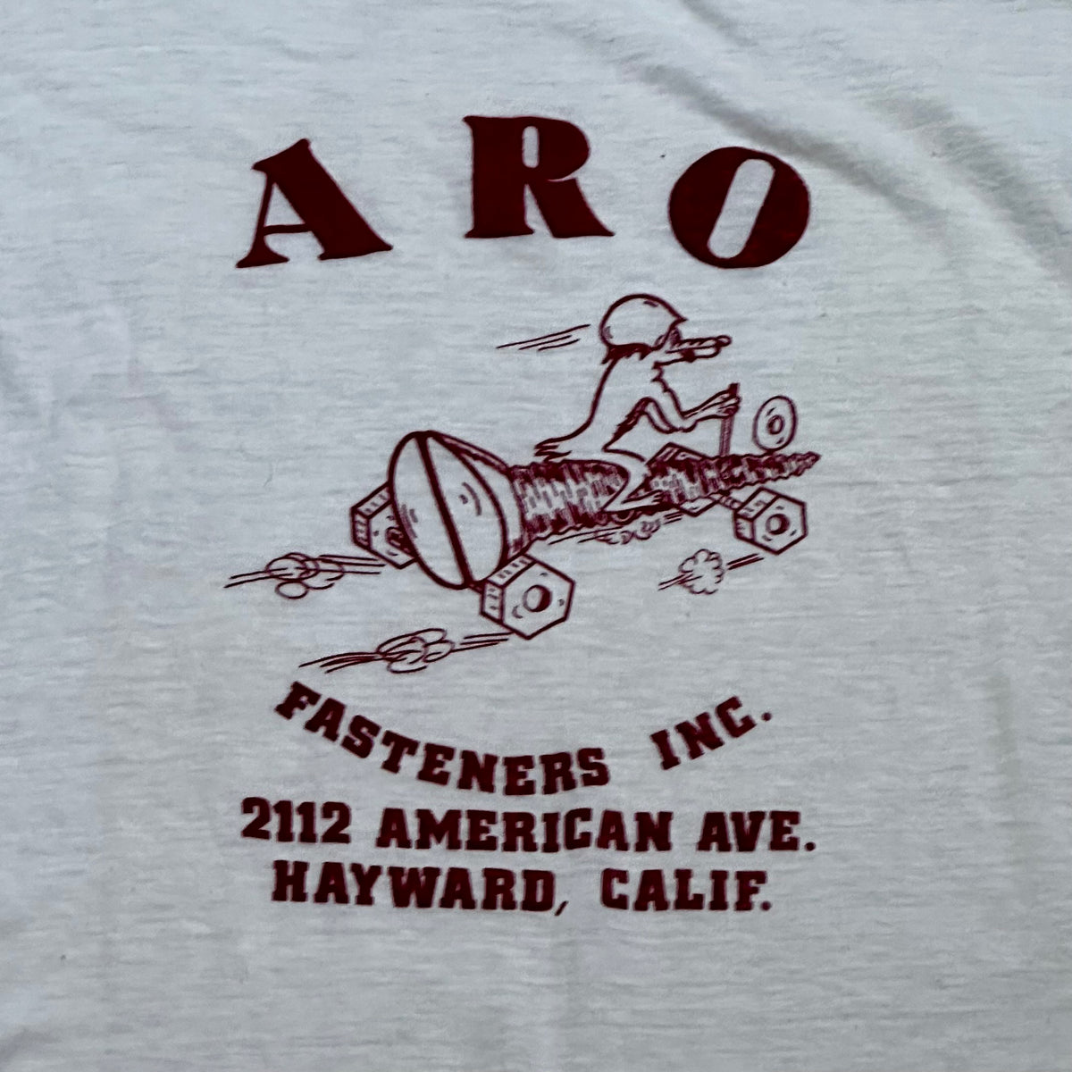 Vintage 70s ARO Fasteners Inc. t-shirt