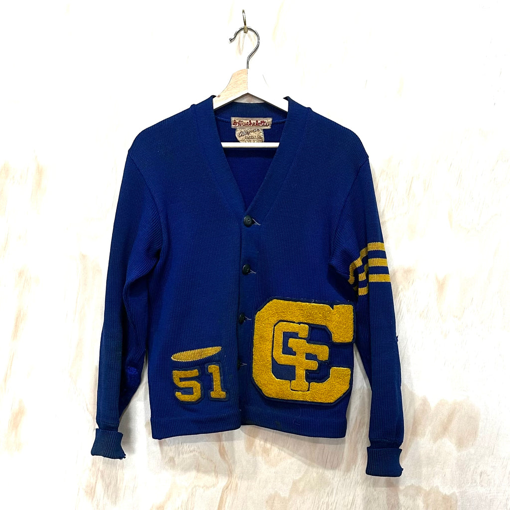 Lettermans 1950s Vintage heavy wool Lettermans sweater – Mintage Vintage