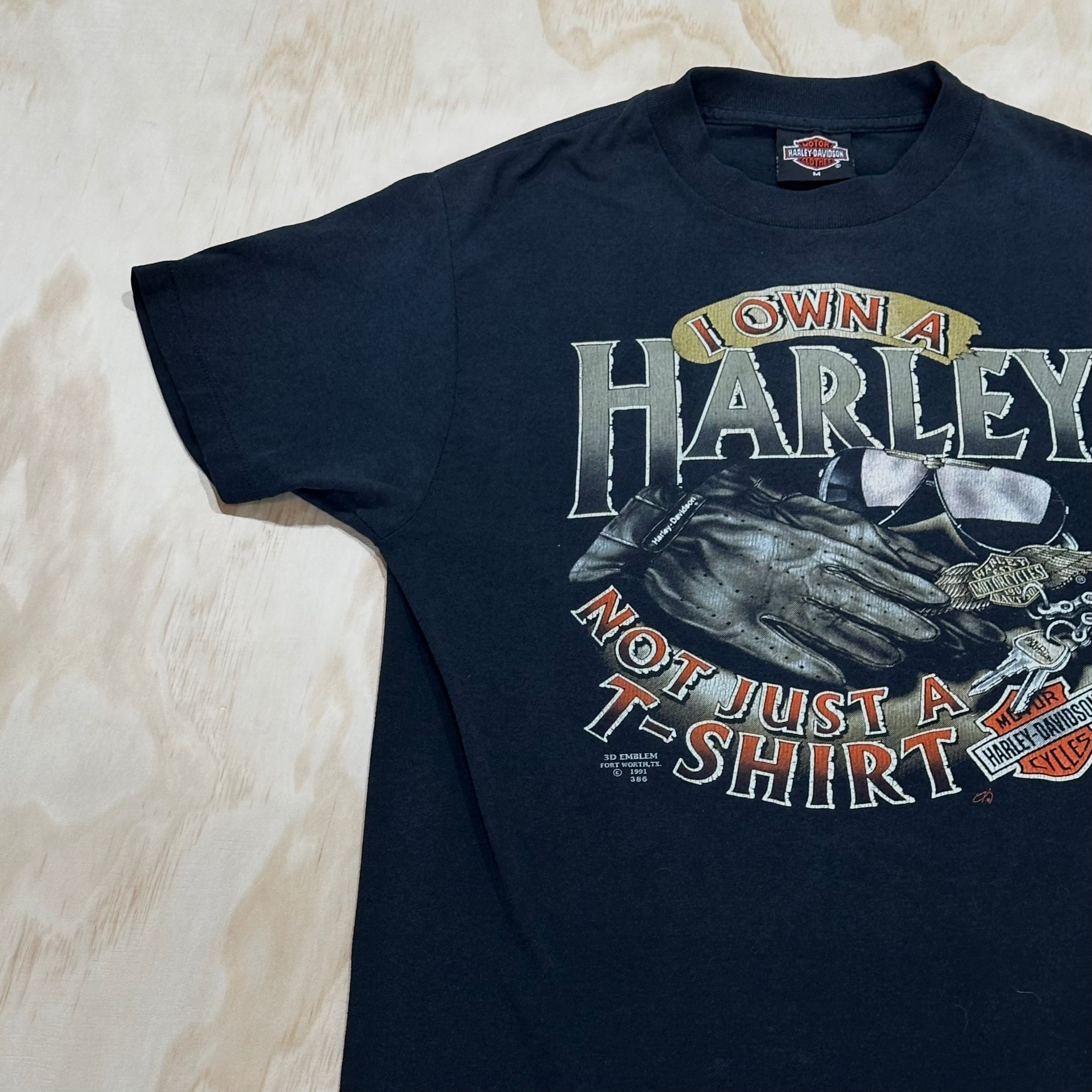 2024 Vintage 90s 1991 3D Emblem HARLEY DAVIDS