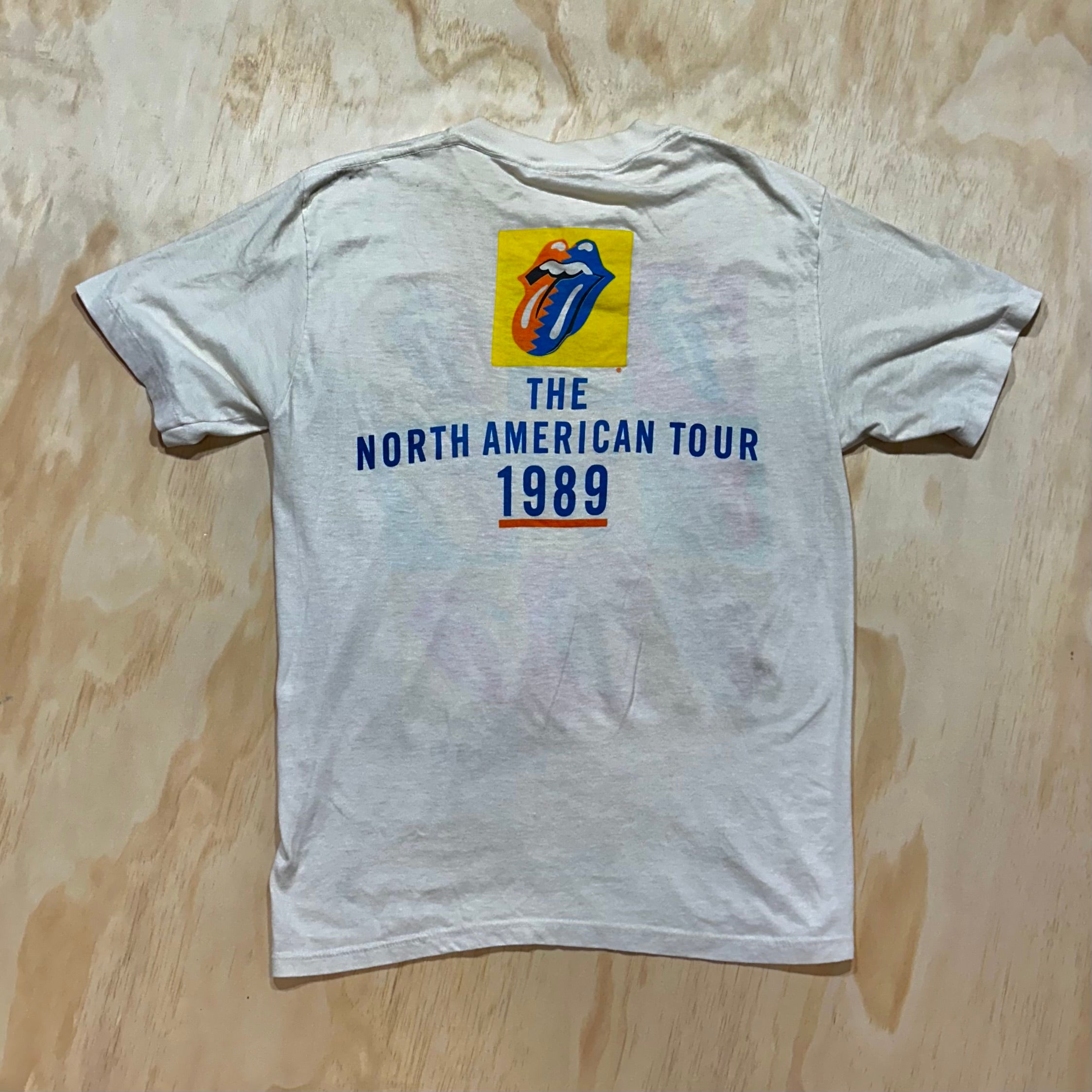 Authentic Vintage 1989 Rolling Stones North American selling Tour T-shirt