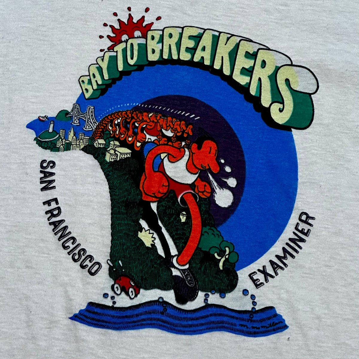 Vintage 1980s Bay To Breakers t-shirt