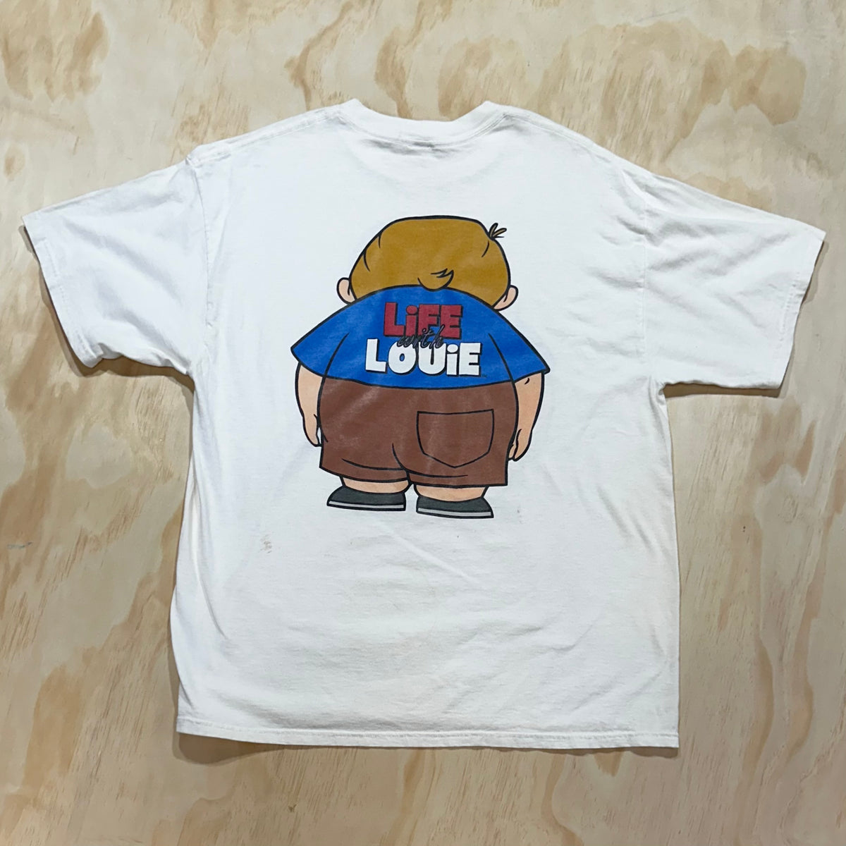 Vintage 90s Signed Life With Louie Shirt  Cartoon TV Promo