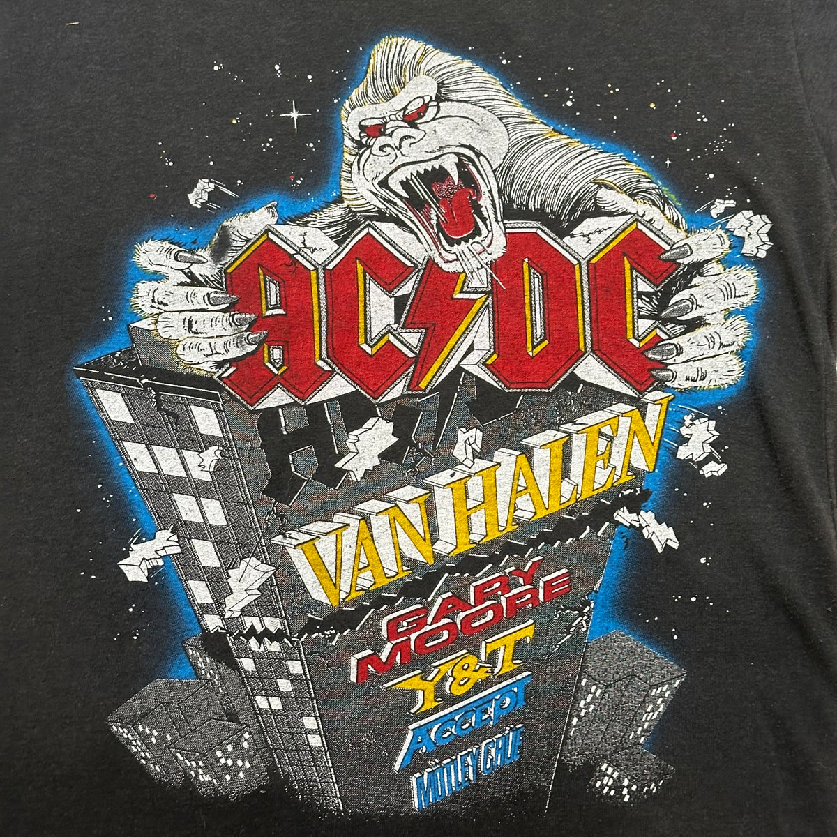 Vintage Rare Monster of Rock 1984 AC/DC Shirt