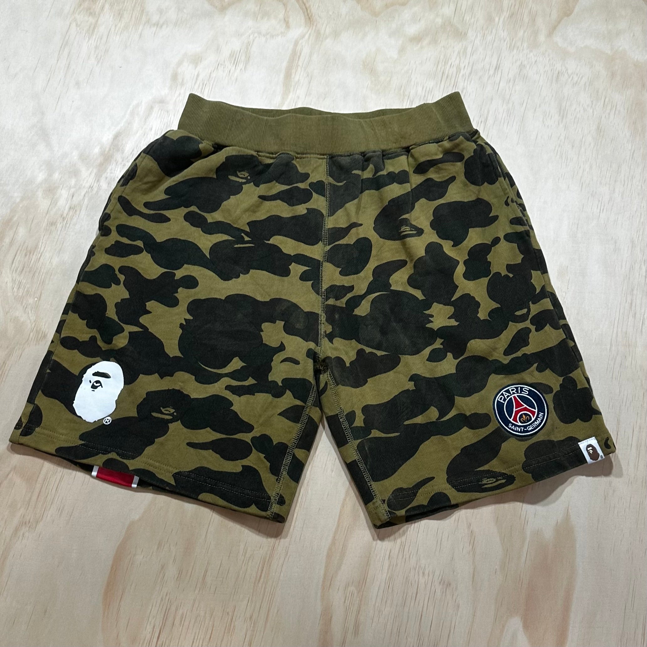 A Bathing Ape Shorts Bape Camo Print cotton shorts Mintage Vintage