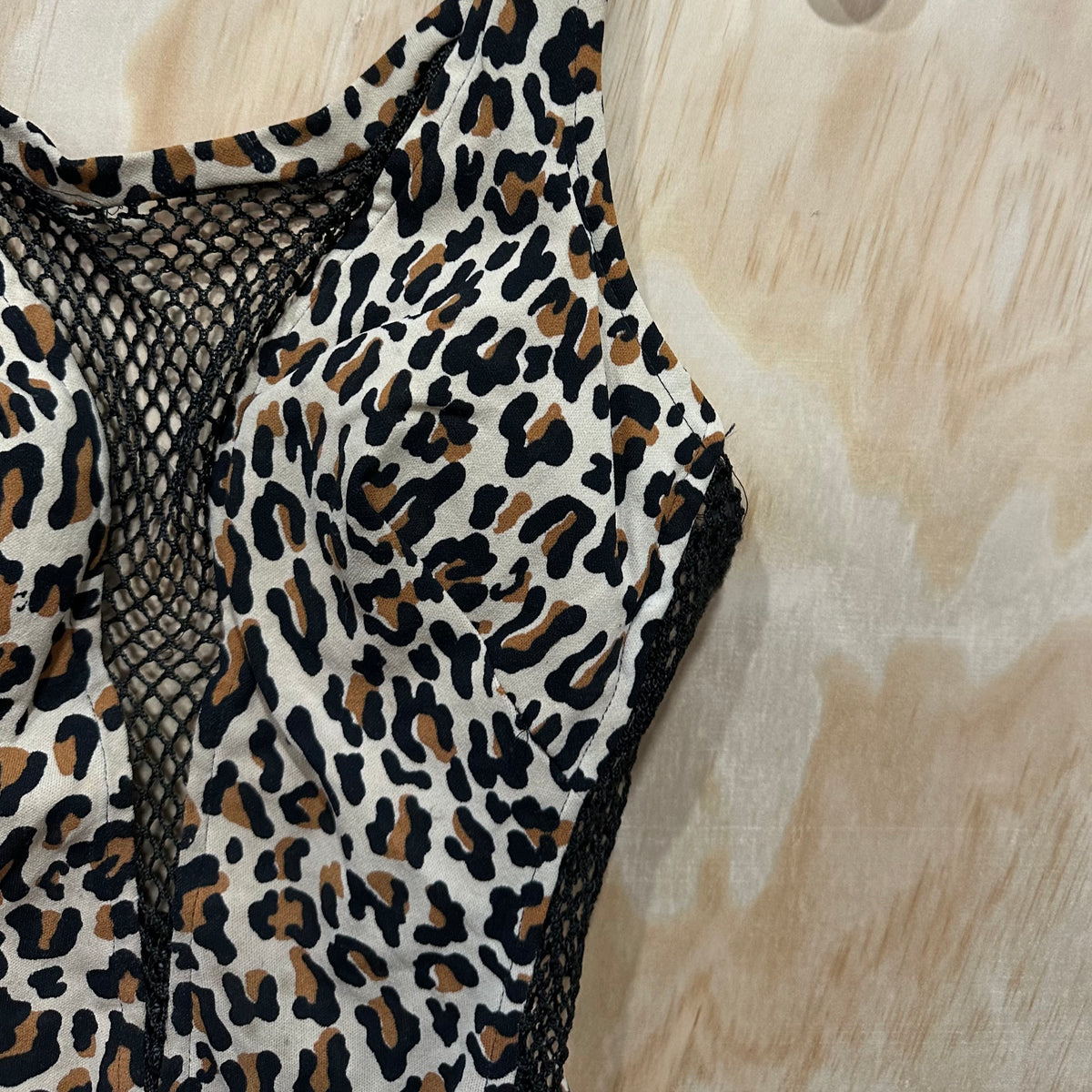 Vintage Late 1950s Leopard Print Scandal Swimsuit