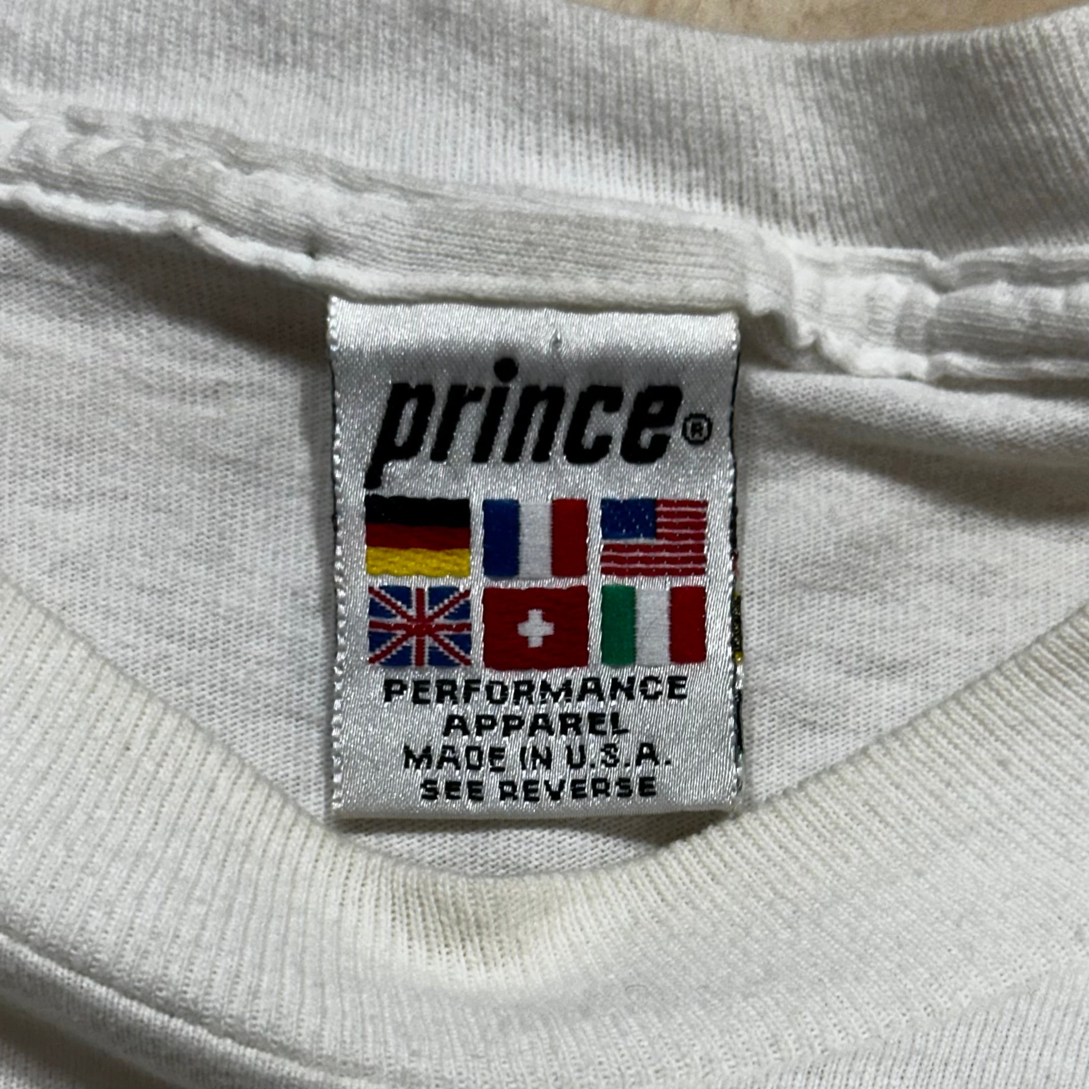 Vintage Tennis Prince Performance Apparel 1990's T-Shirt – Mintage