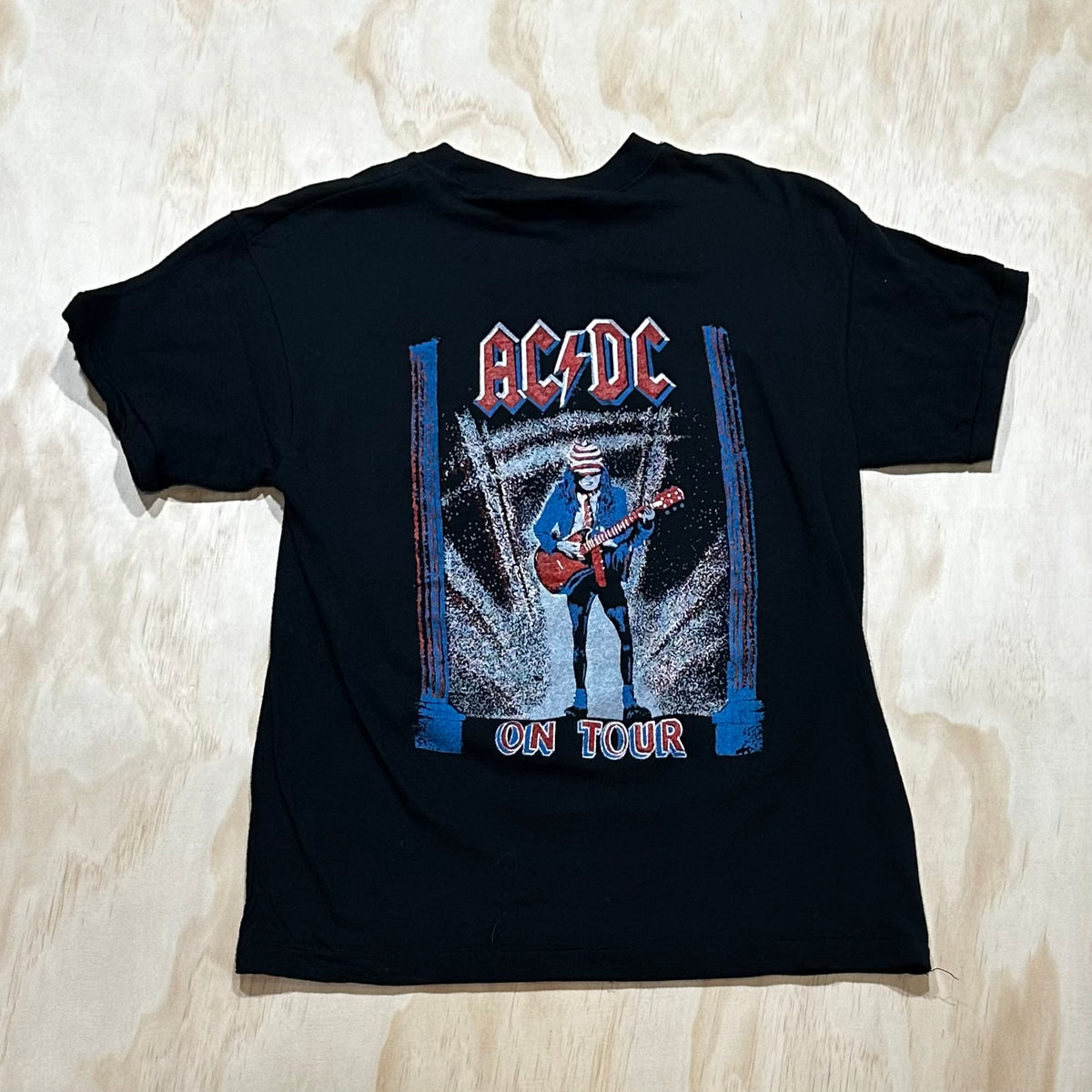 Vintage 1980s AC/DC Bootleg Tour In Concert t-shirt • Double Sided