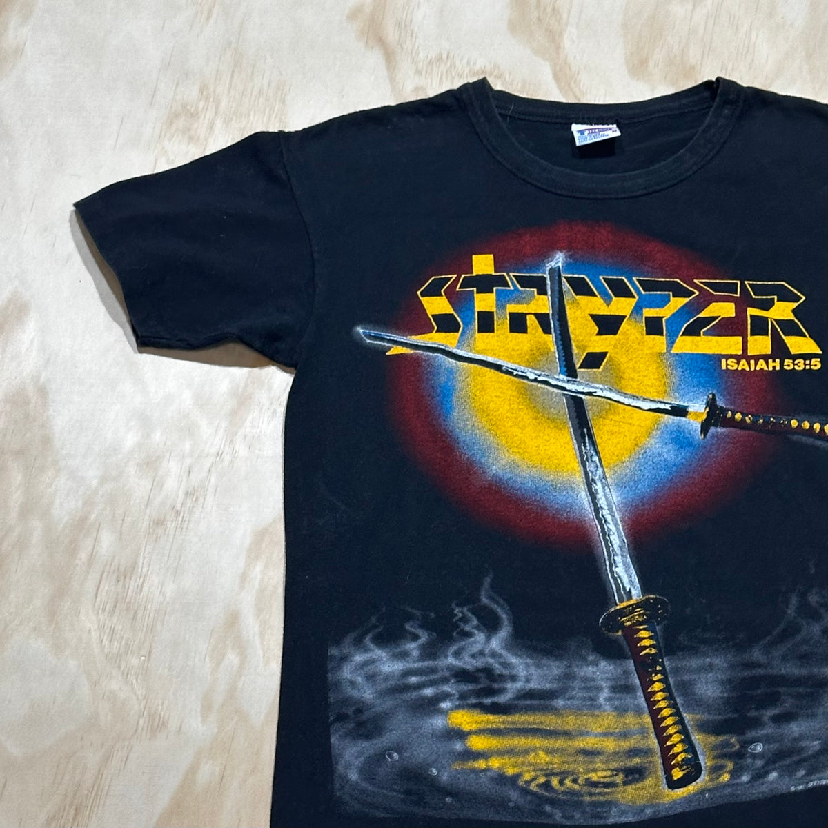 Vintage 1986 Stryper Soldiers Under Command Tour Band T-Shirt