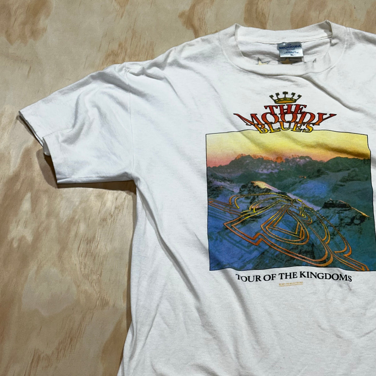 Vintage The Moody Blues 1991 Tour of the Kingdoms T-Shirt