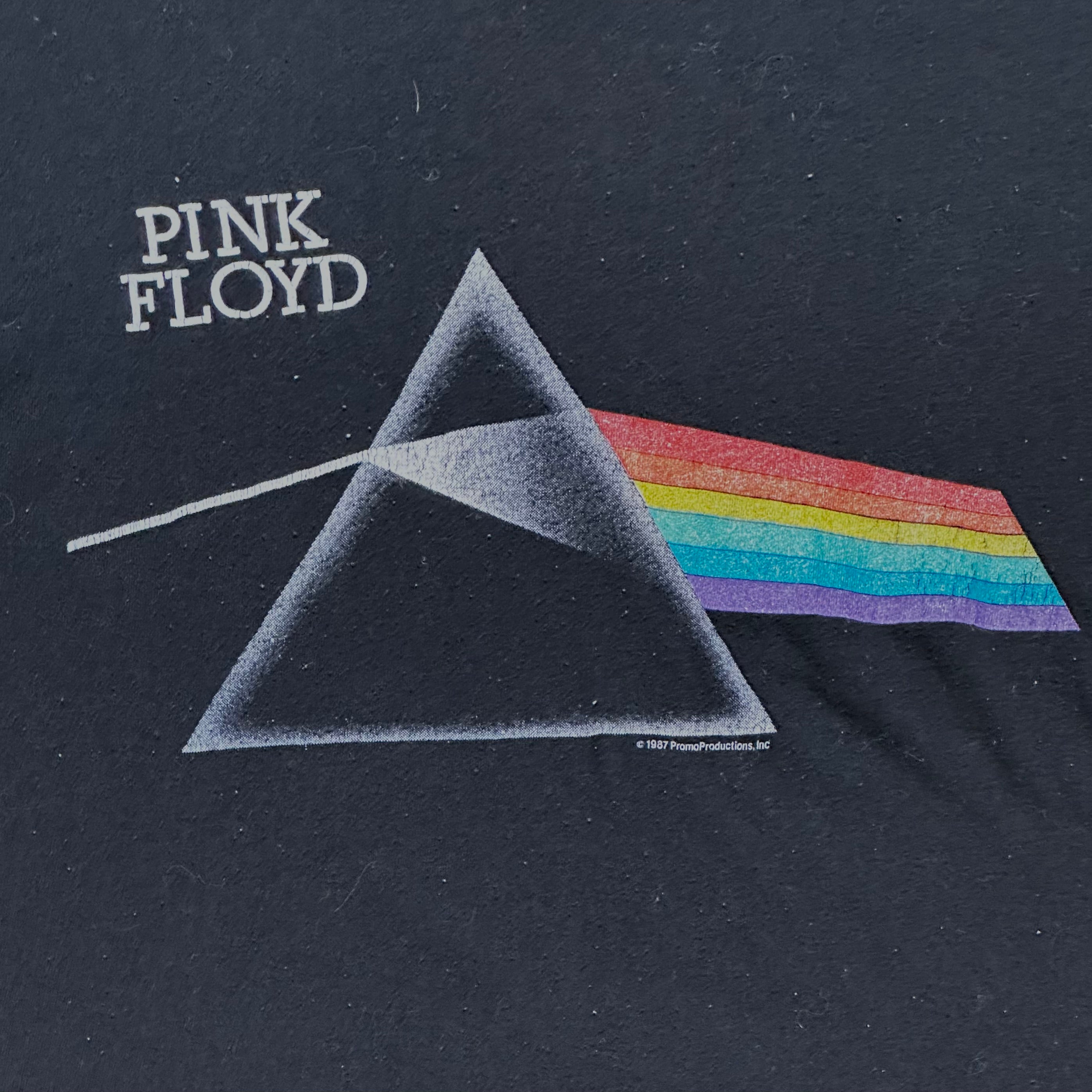Vintage 1987 Pink Floyd Dark Side of the Moon Tour T-Shirt