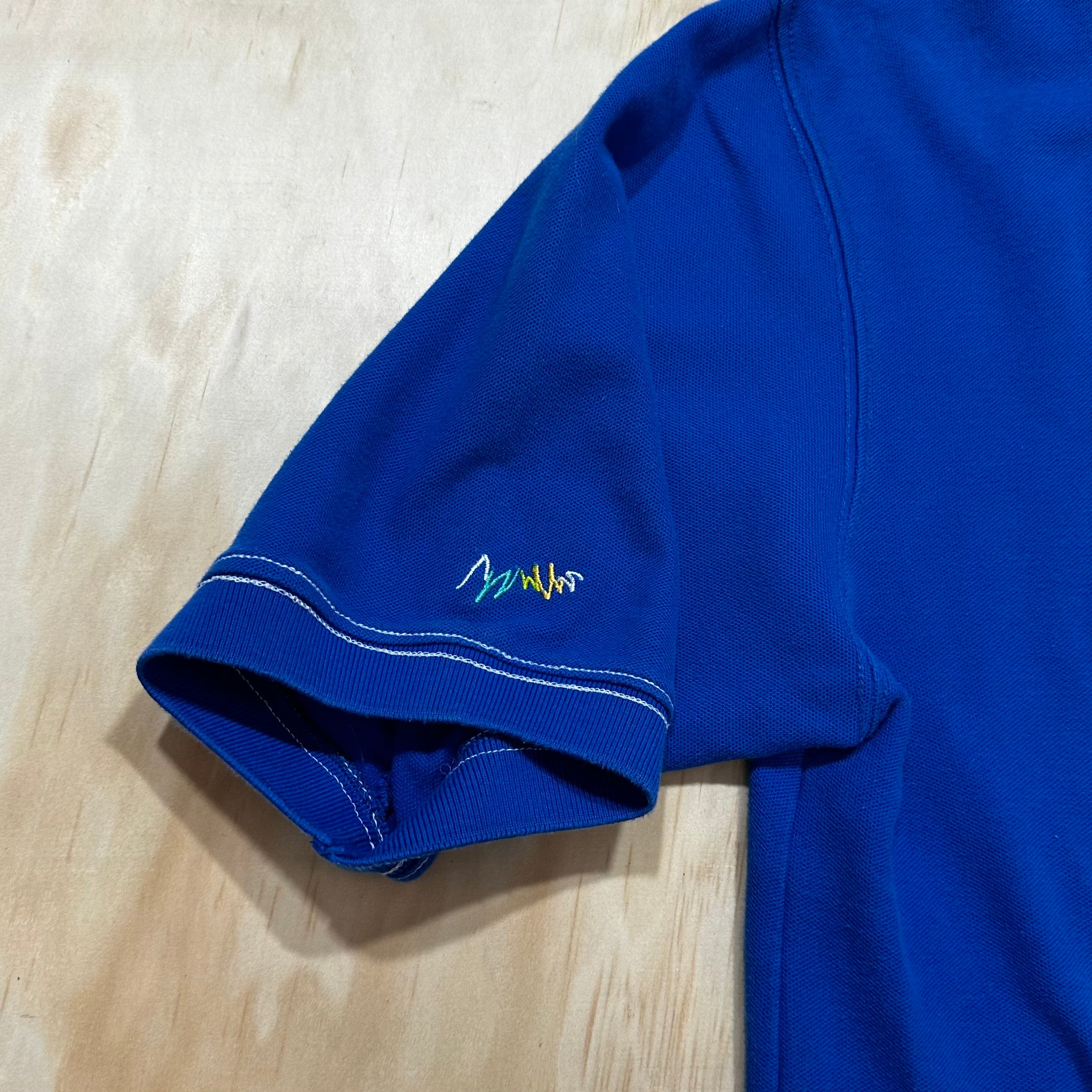 トップス 90s vintage coogi boarder polo shirt y2k Y2K Vintage Vibrant COOGI Polo XL