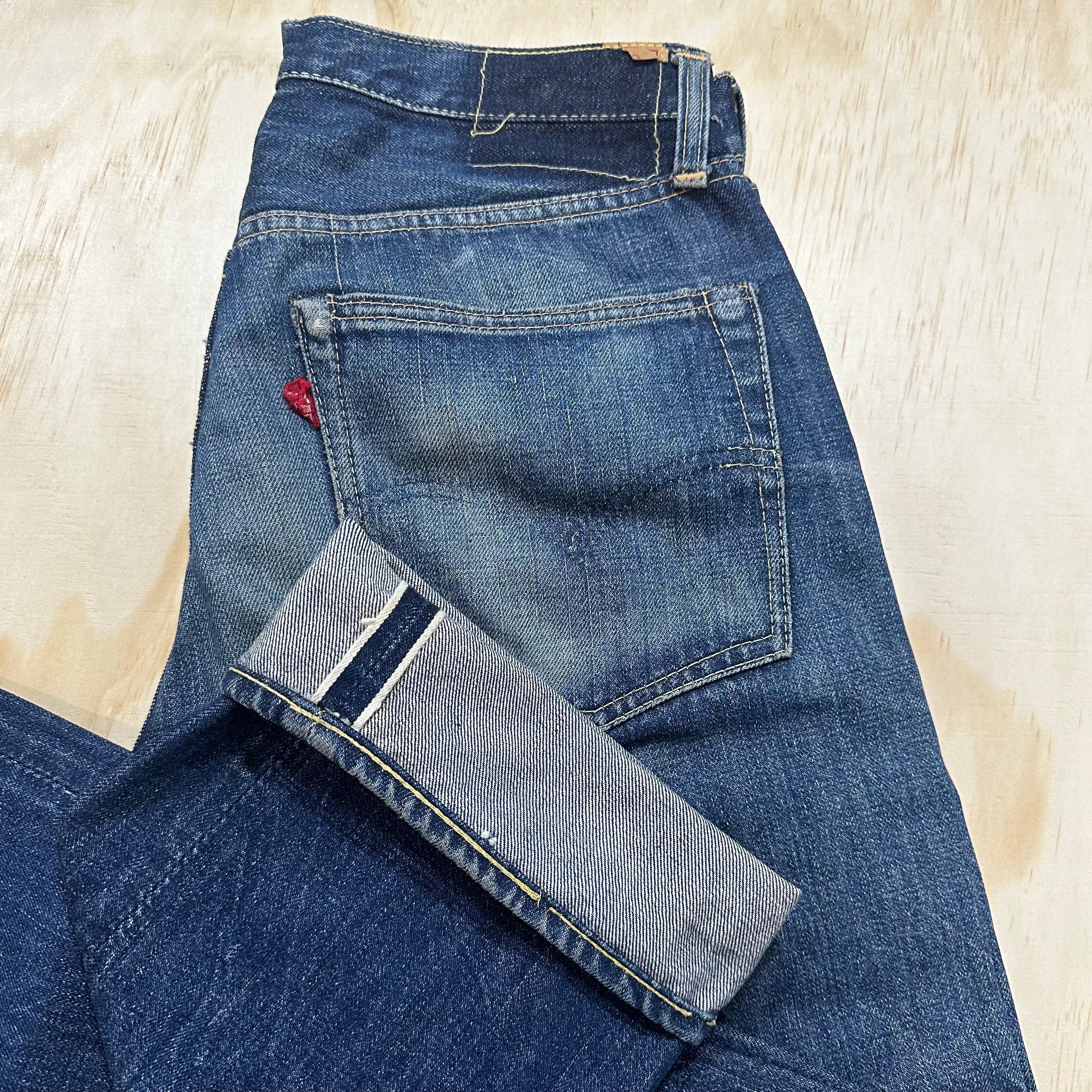 Rare 60s Levi's 501 Hidden Rivets Big E Selvedge Redline Jeans ...