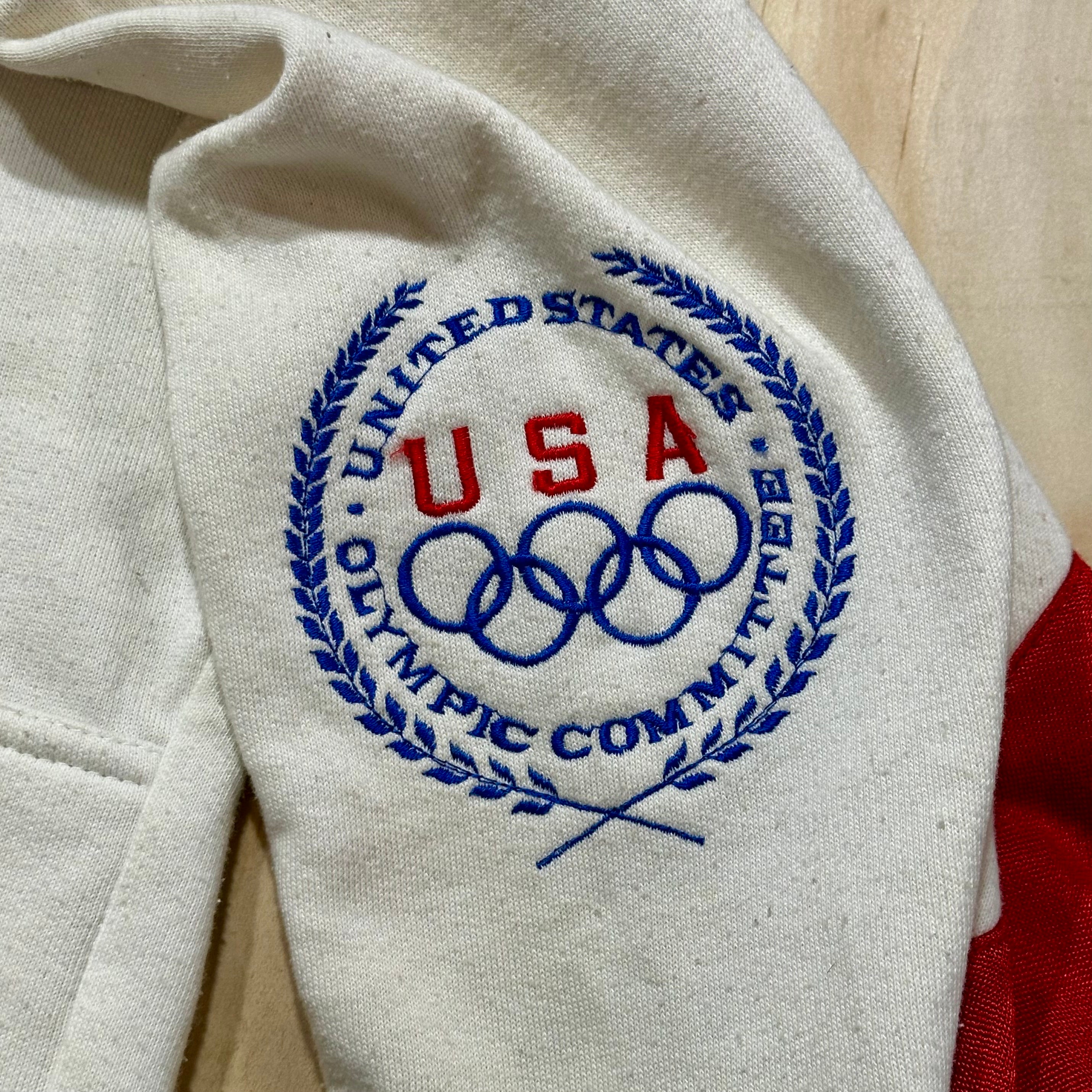 Vintage Adidas Trefoil 80s 1980 hotsell Lake Placid Olympic Games Sweatshirt Adult M